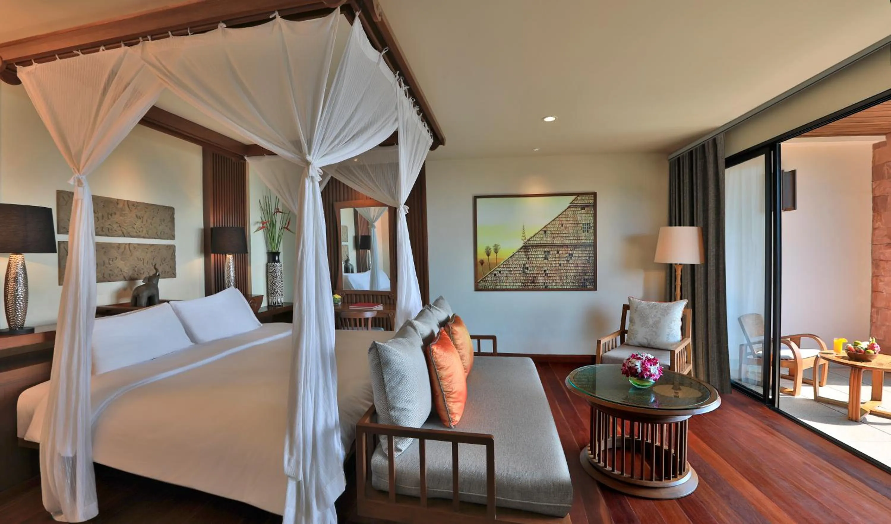 Bed in Pimalai Resort & Spa