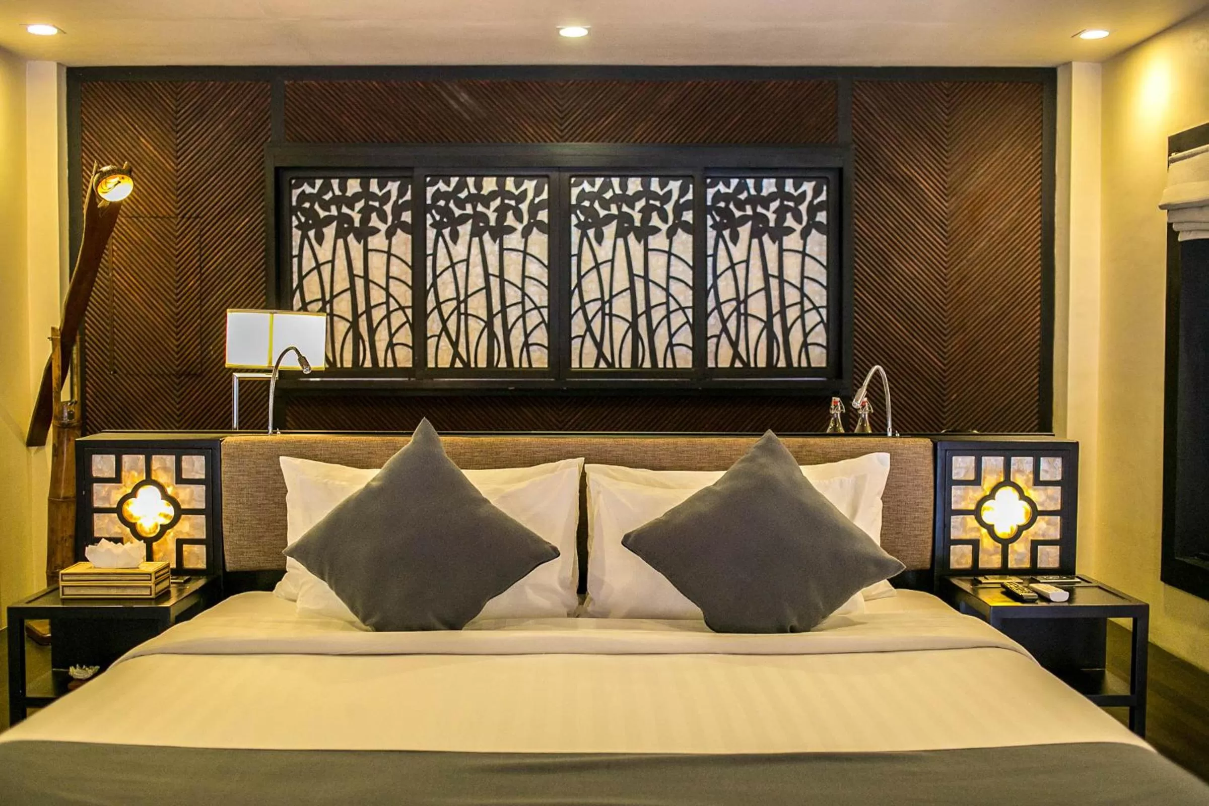 Bed in Cauayan Island Resort and Spa