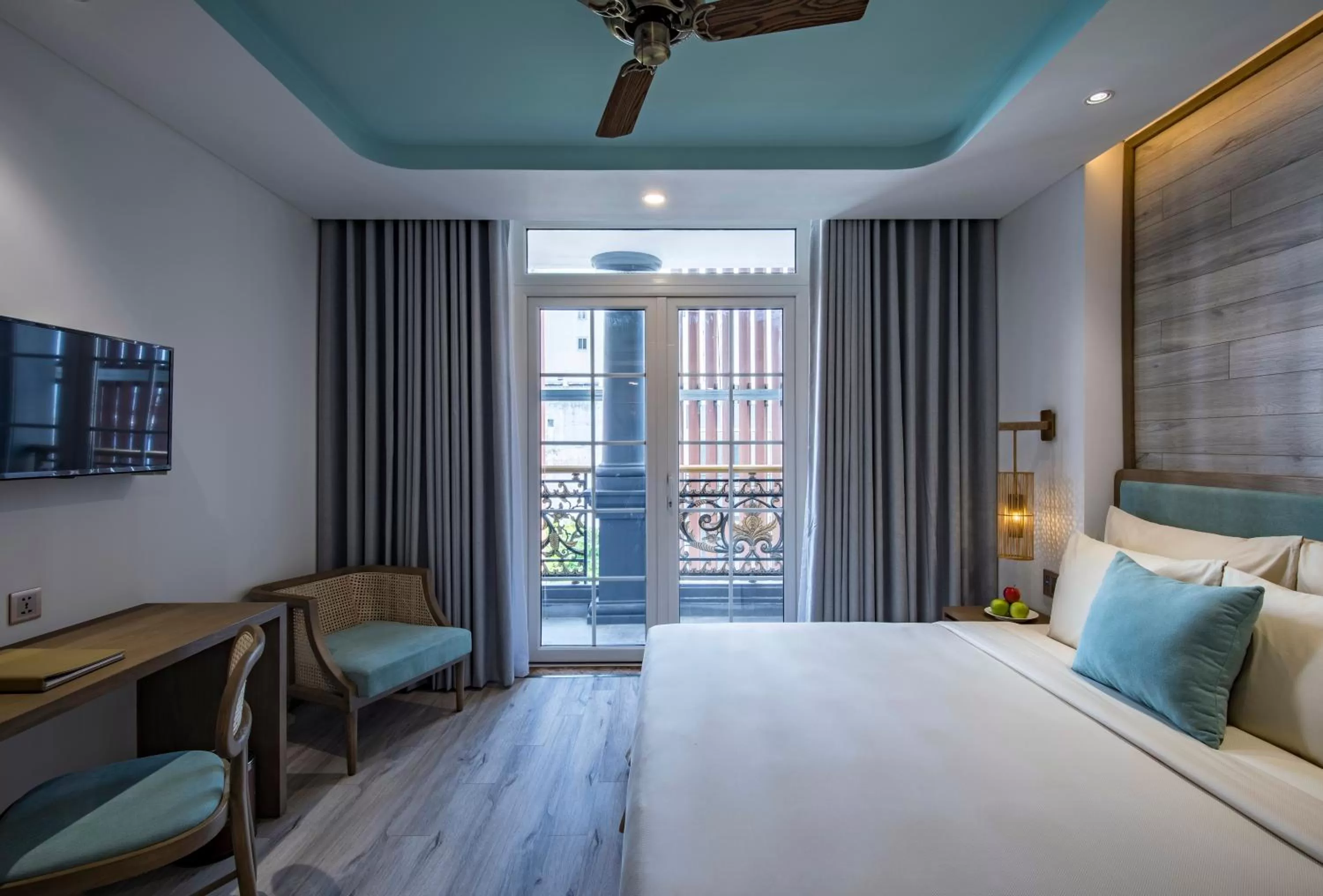 Bed in Icon Saigon - LifeStyle Design Hotel