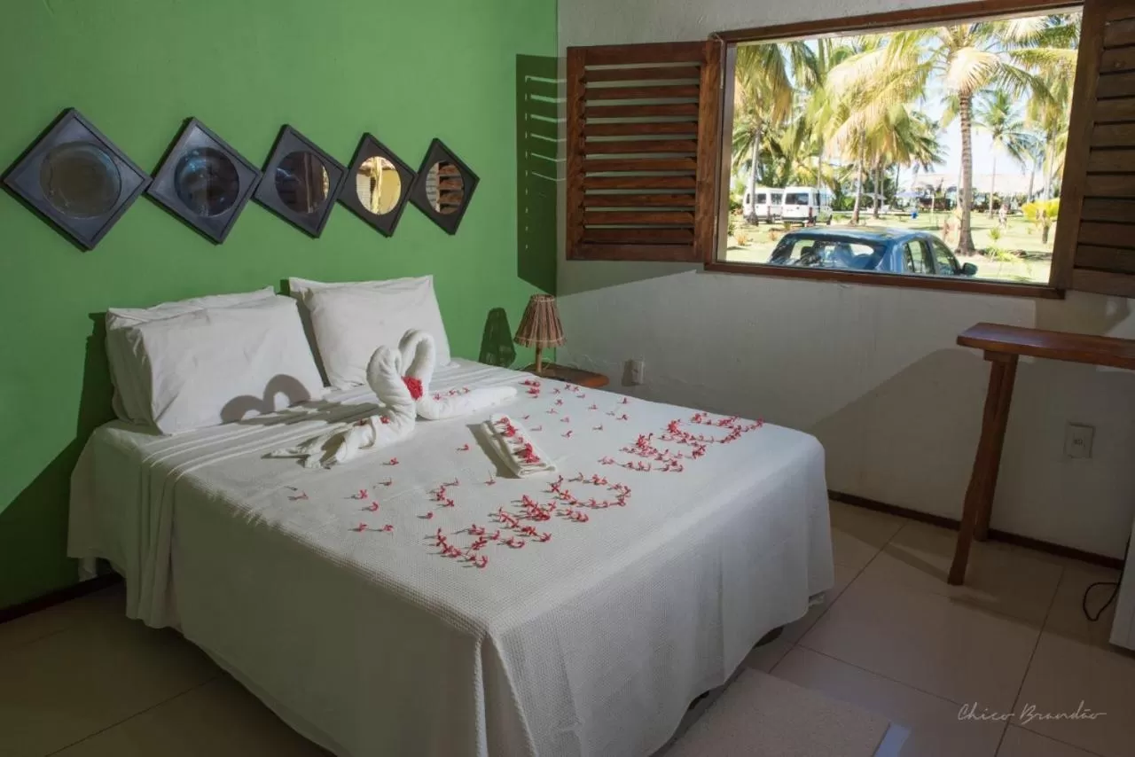 Bed in Pousada e Restaurante Encanto das Águas