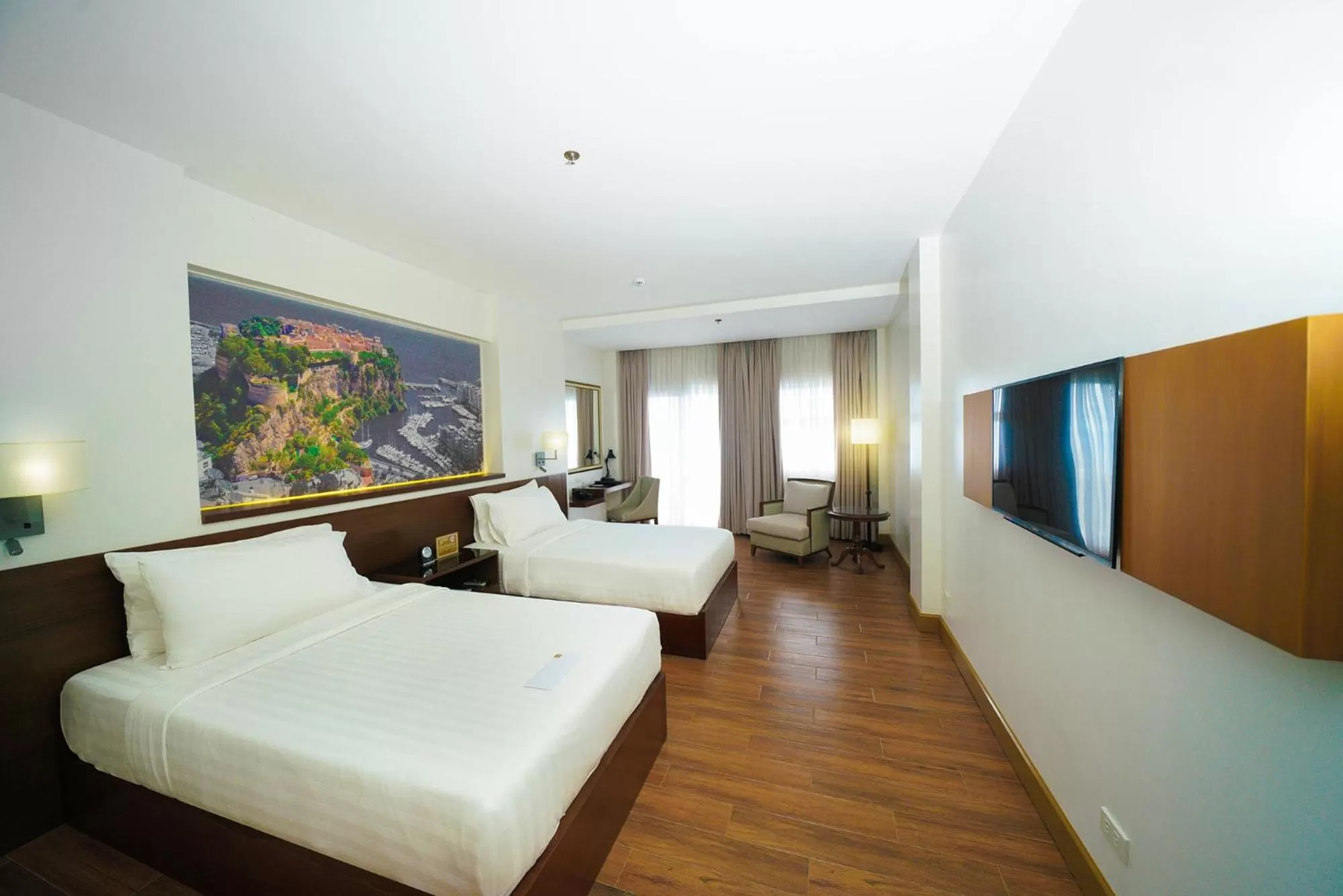 Bed in Hotel Carlito Tagaytay