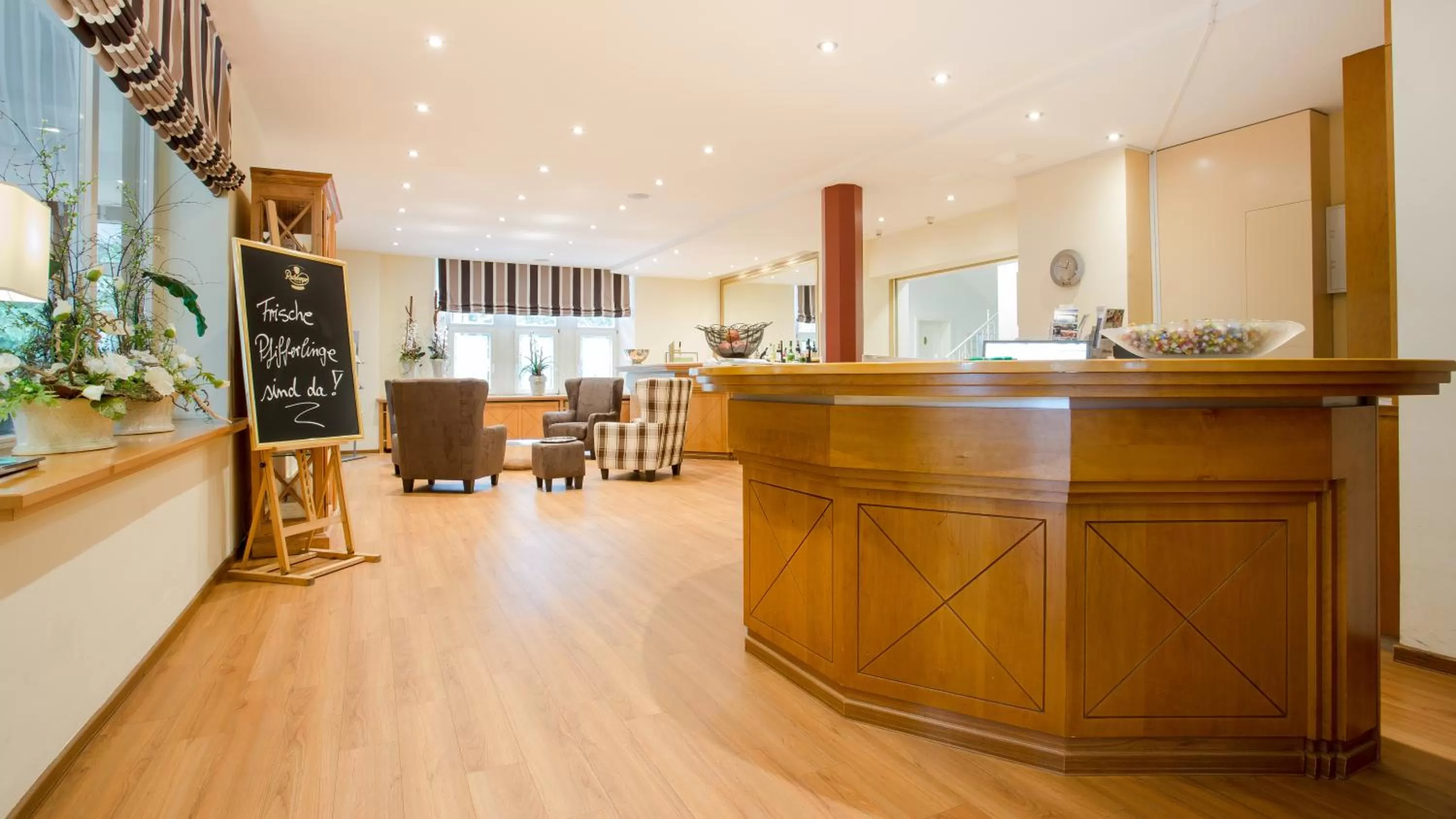 Lobby or reception in Hotel Waldhalle