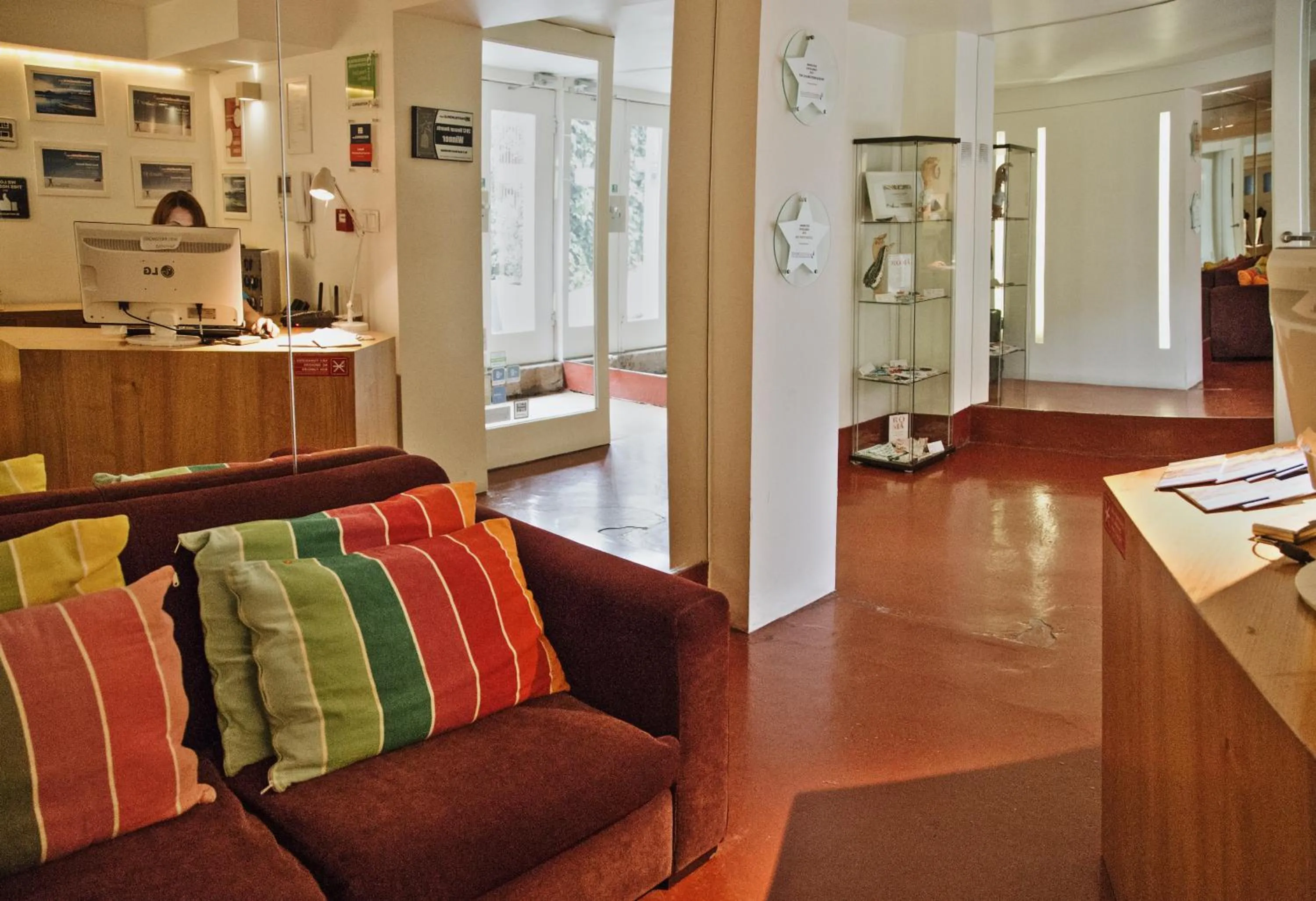 Lobby or reception in Porto Spot Hostel
