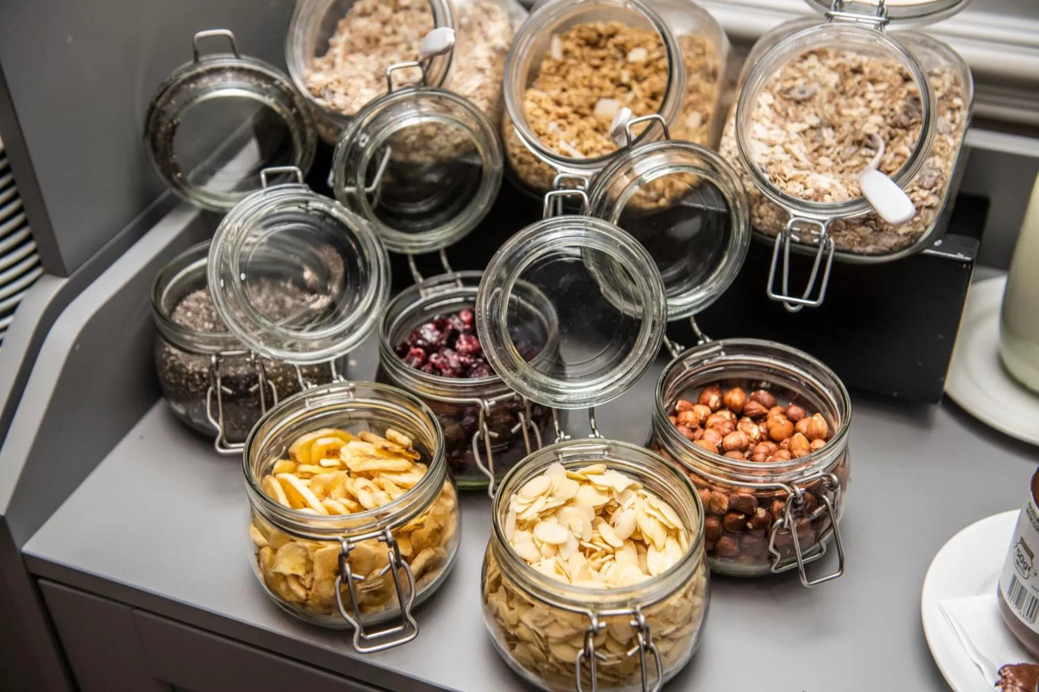Continental breakfast in The Exhibitionist Hotel