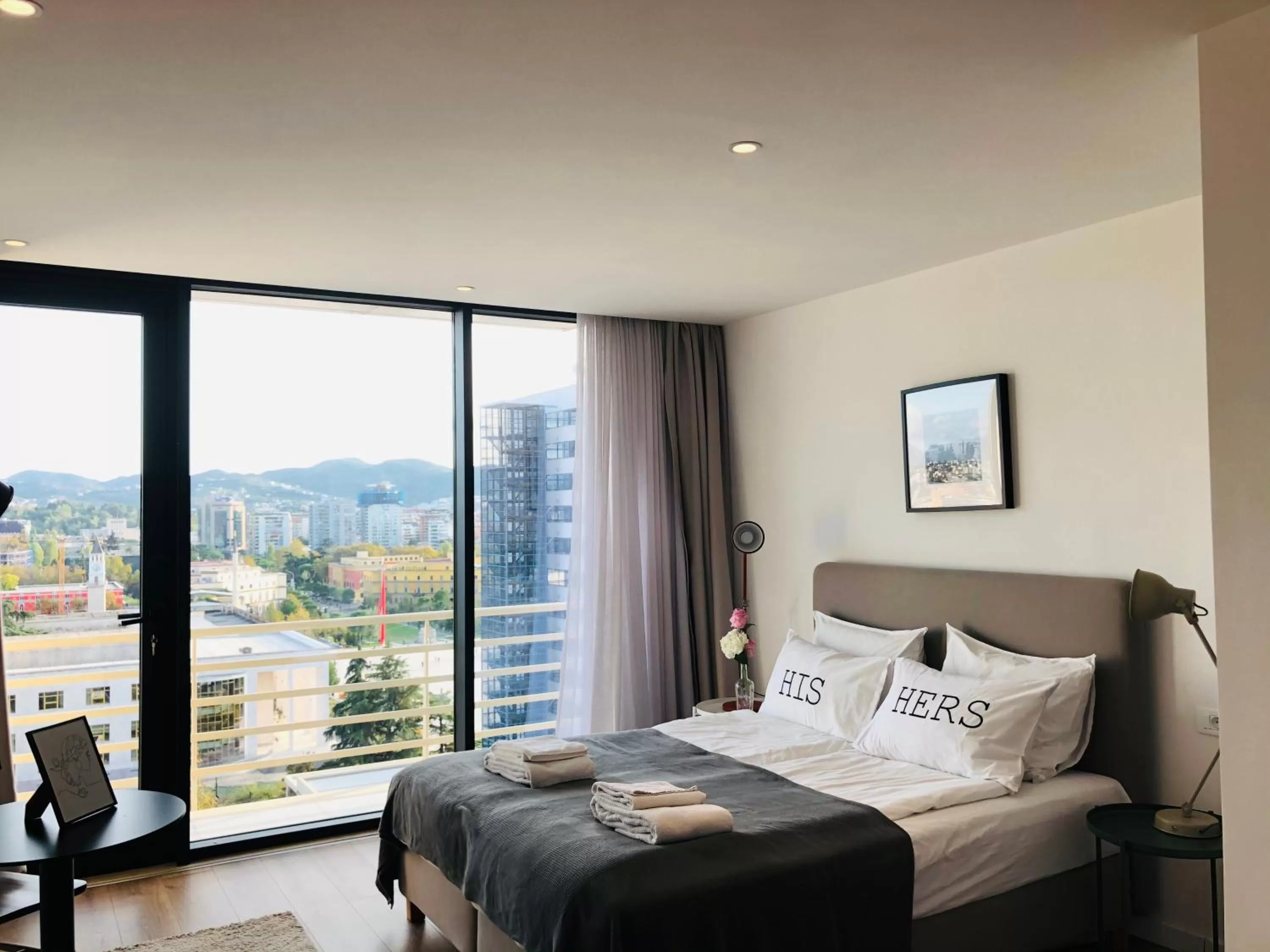 Restaurant/places to eat, Bed in Rooftop Tirana