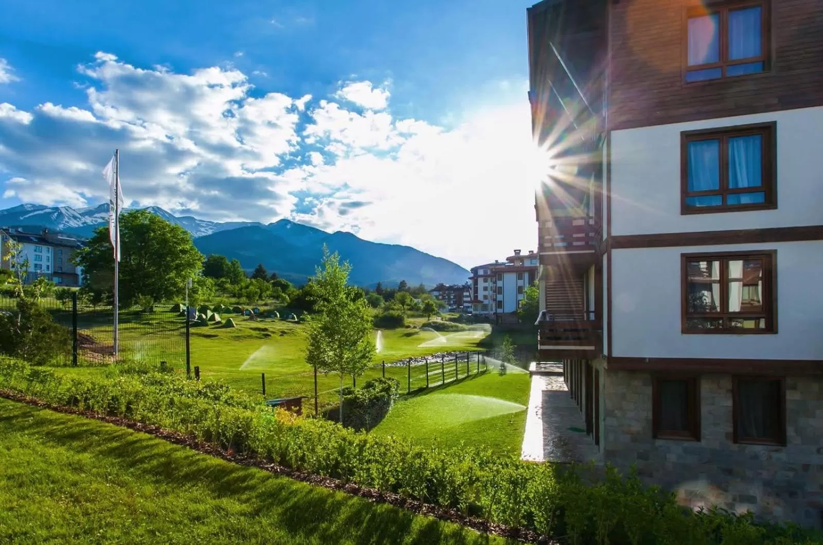 Garden in Studio D06, Green Life Bansko