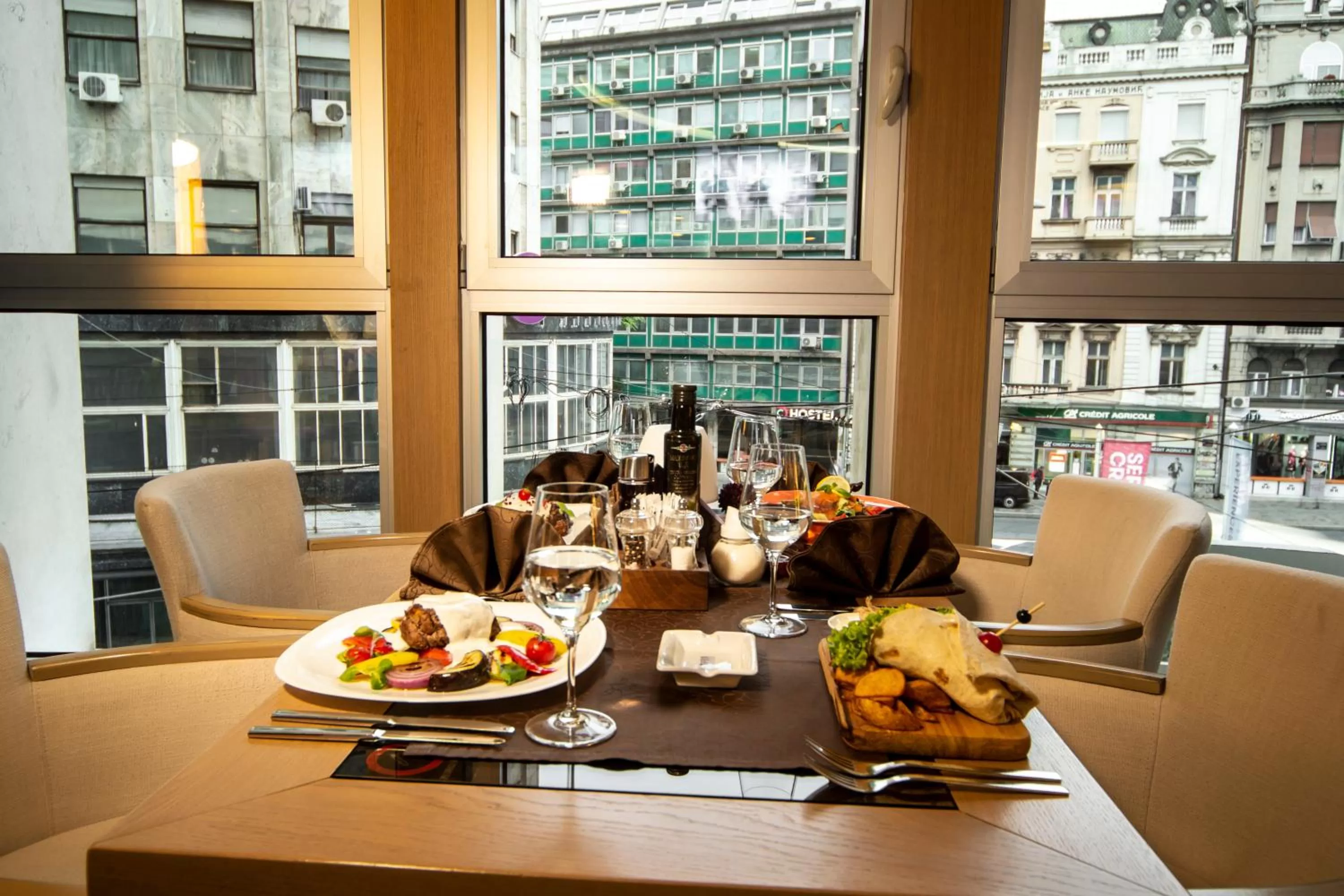 Food close-up in Atera Business Suites