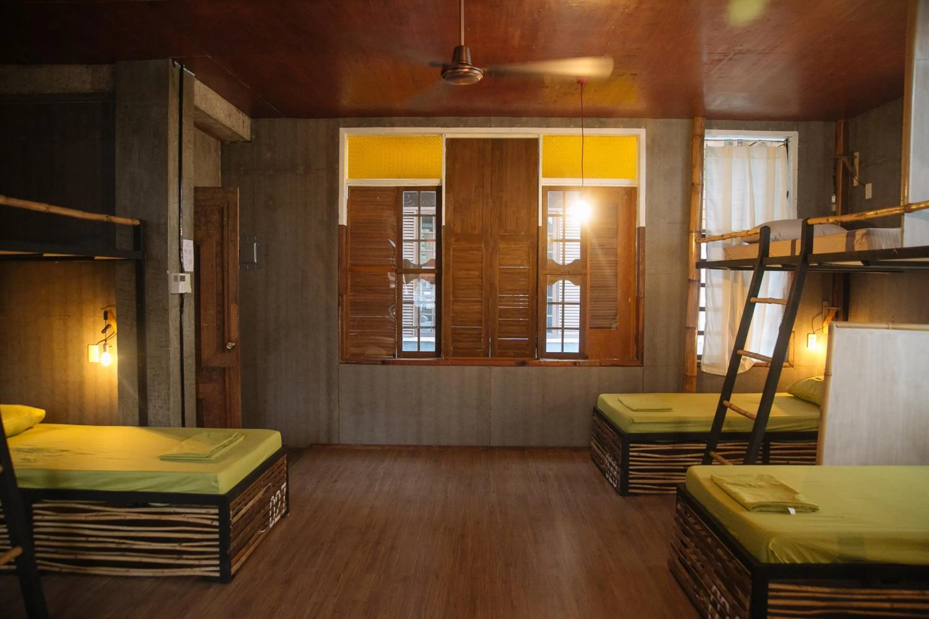 Bed in The Flying Fish Hostel