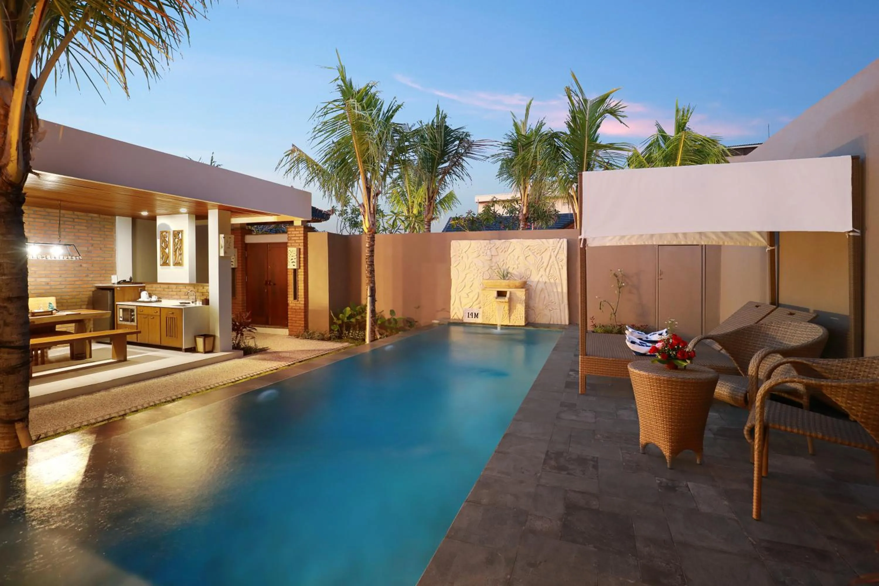 Swimming pool in Lumbini Luxury Villas and Spa