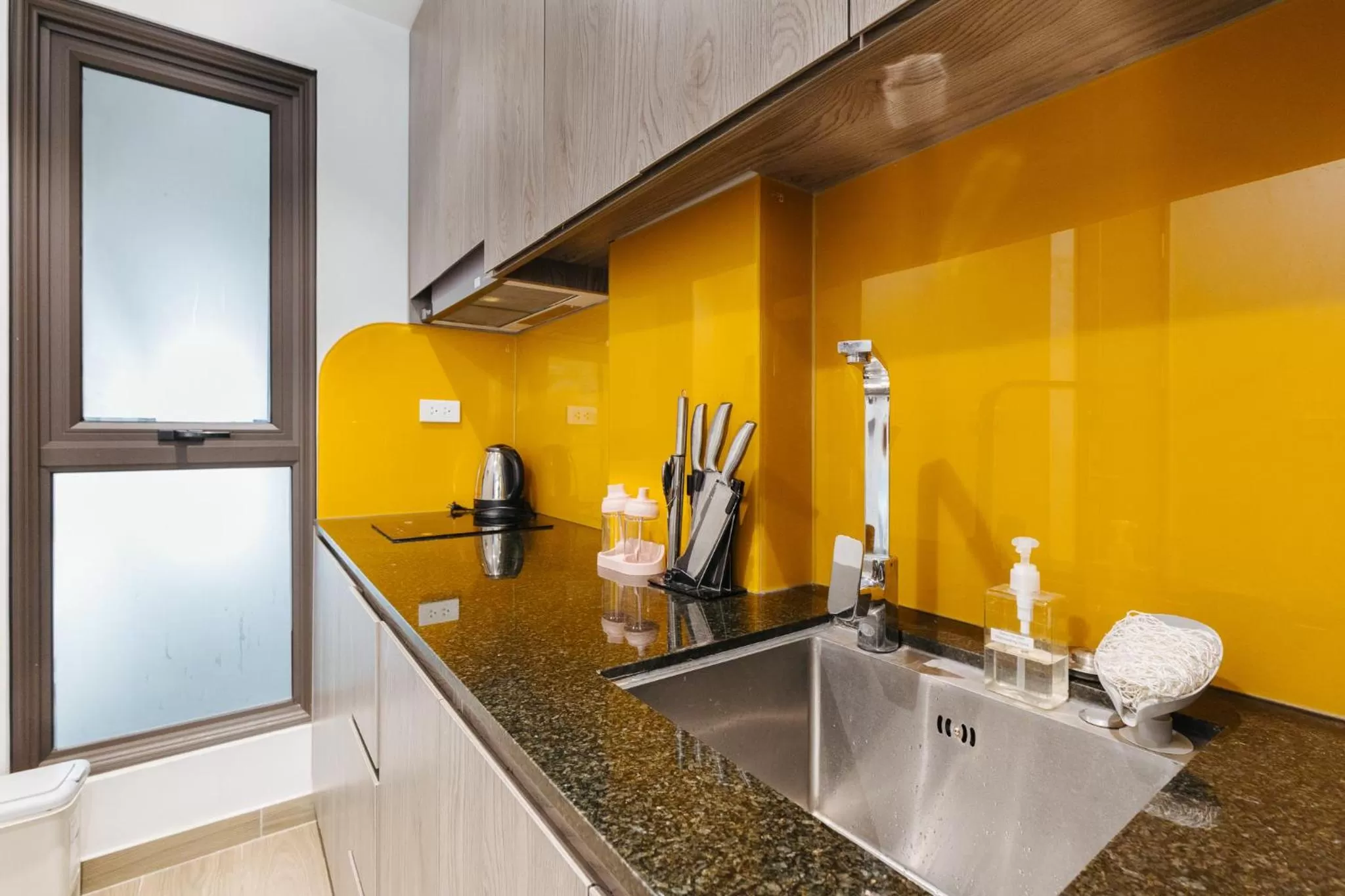 Kitchen or kitchenette in LUCK APART 8 - Hanoi Westlake Balcony Studio