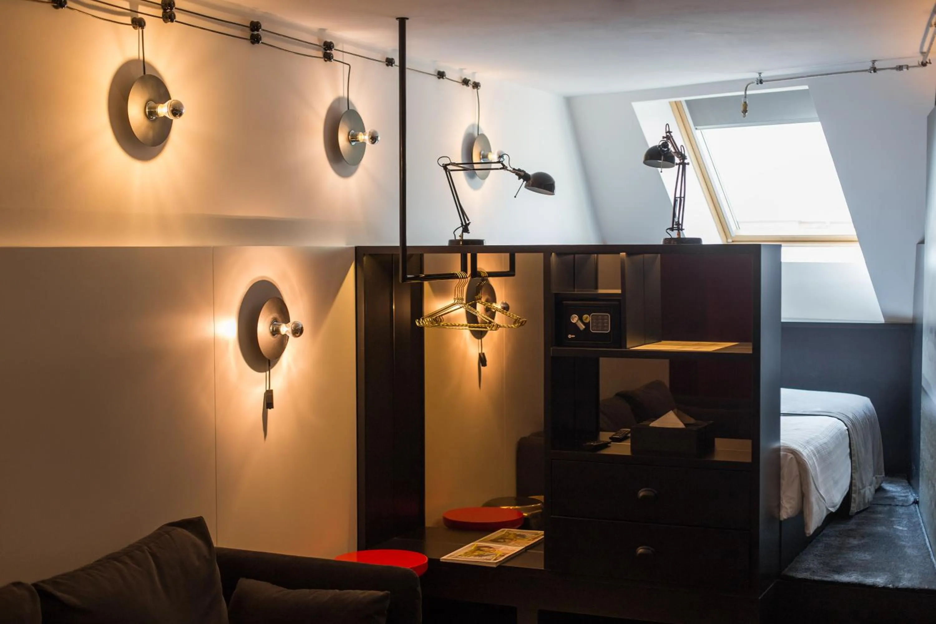 Photo of the whole room, Bed in Hotel Rum Budapest