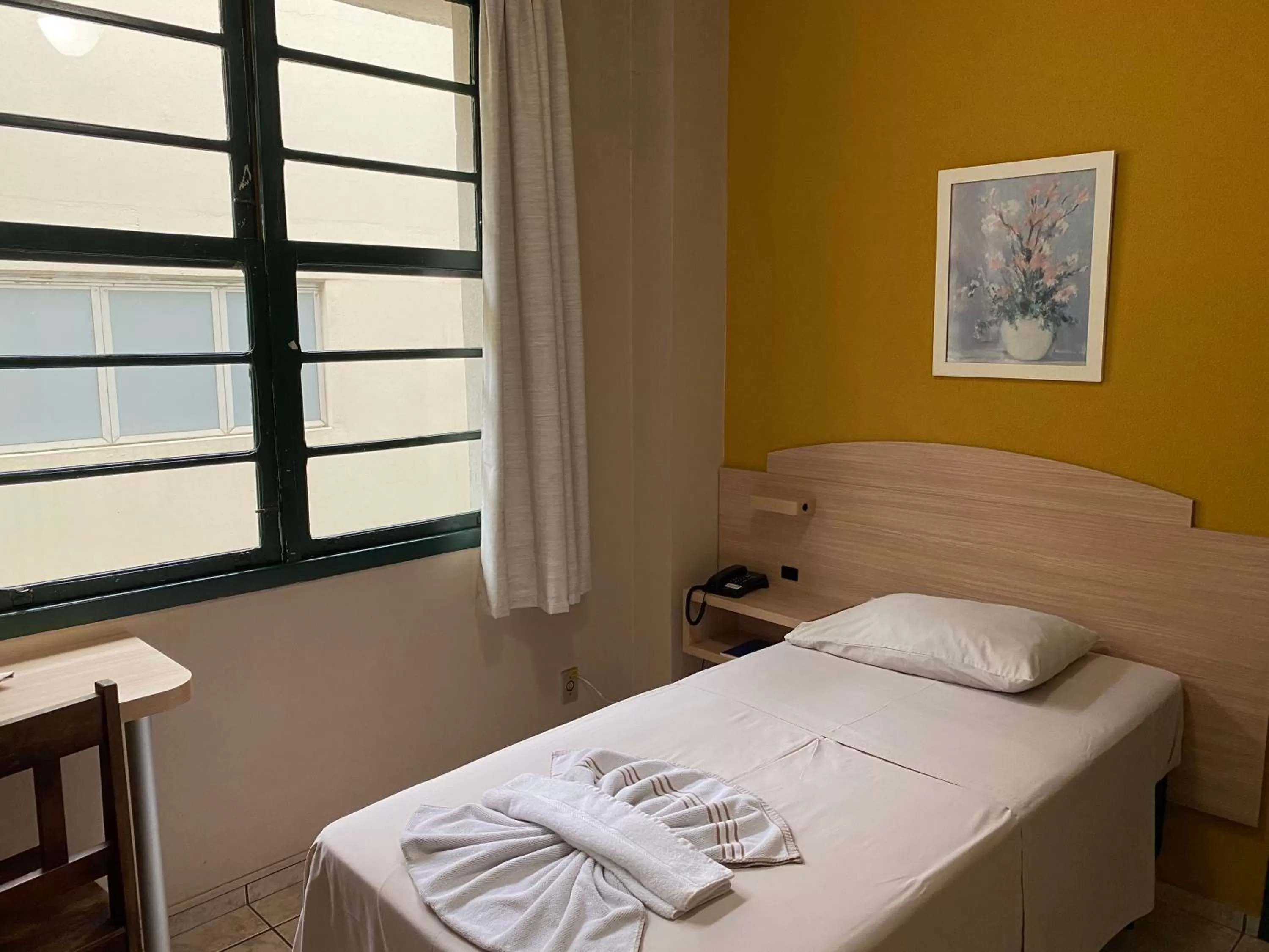 Bed in Hotel Bavarium