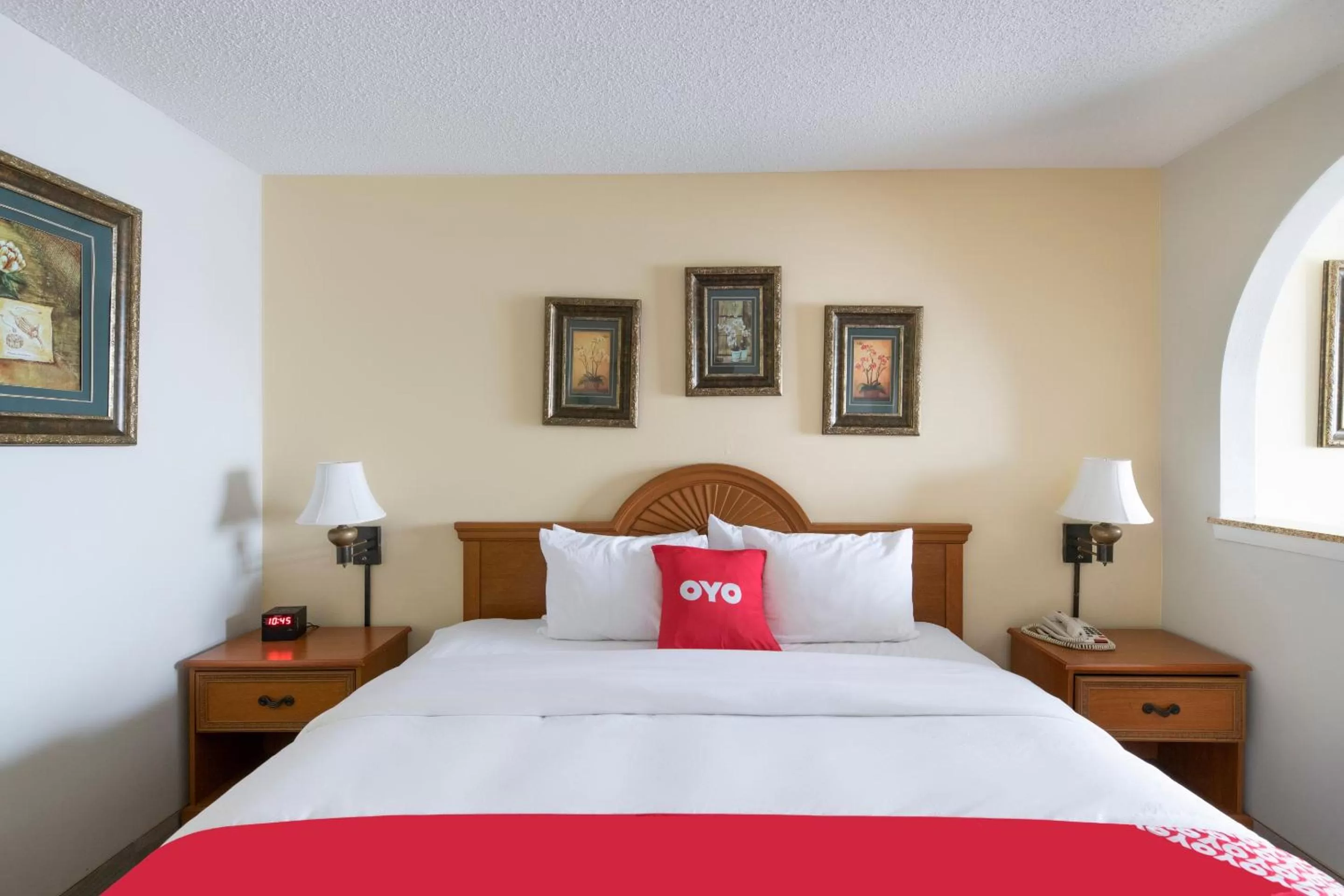 Premium King Bed Accessible in Red Roof Inn Stafford, TX
