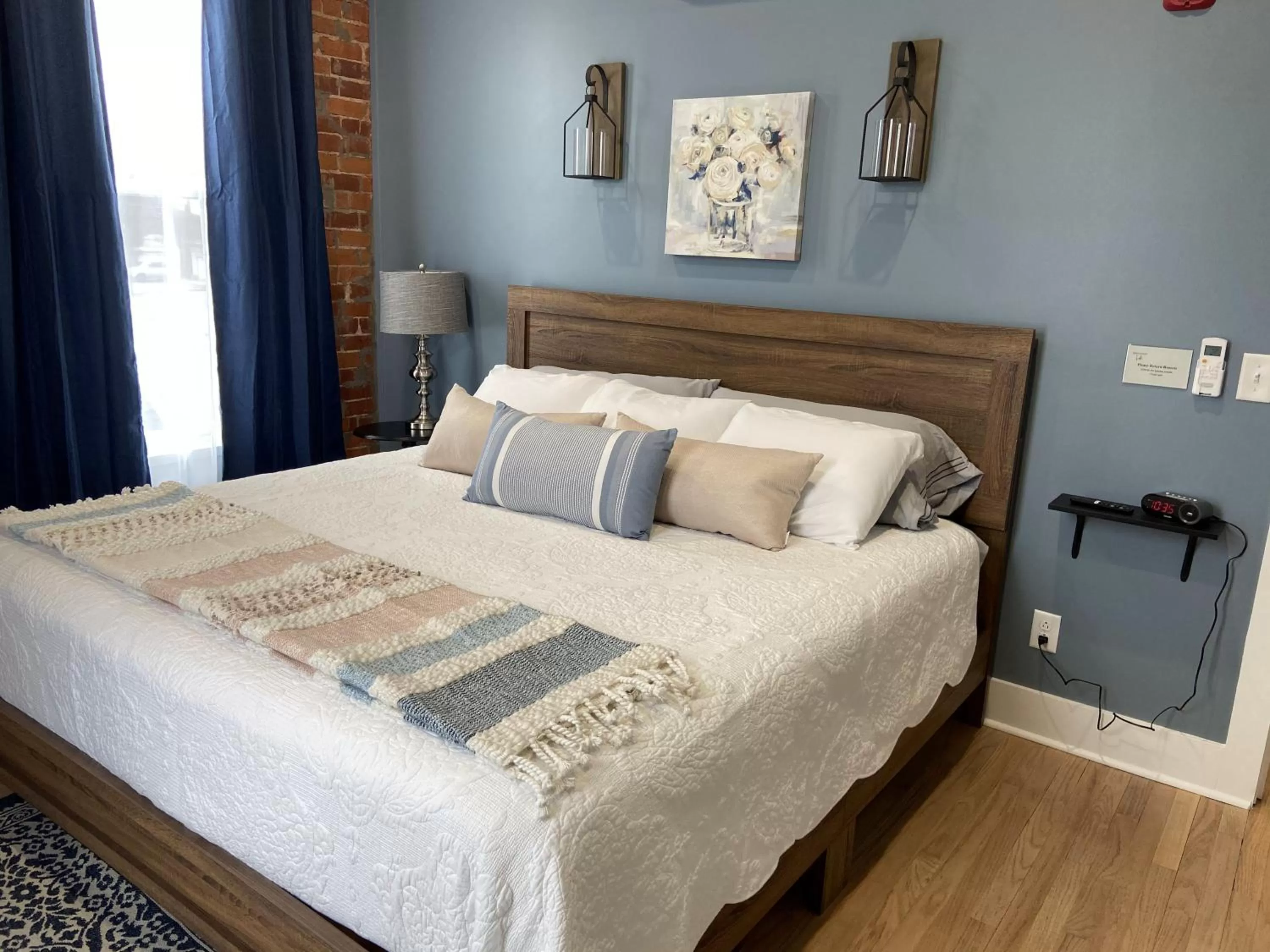 Bed in Brickhouse Loft - a boutique hotel