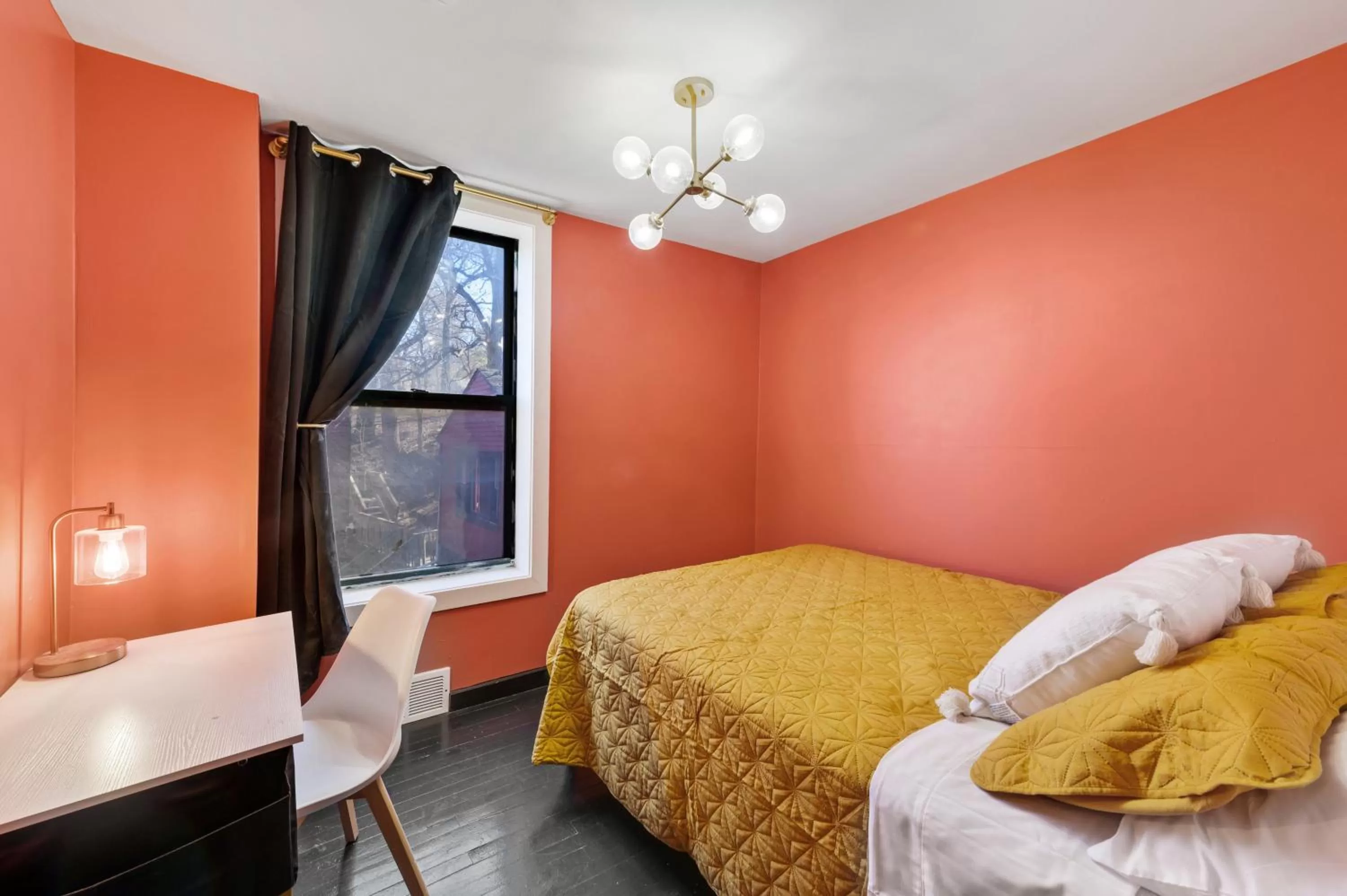 Bed in Randolph Hotel