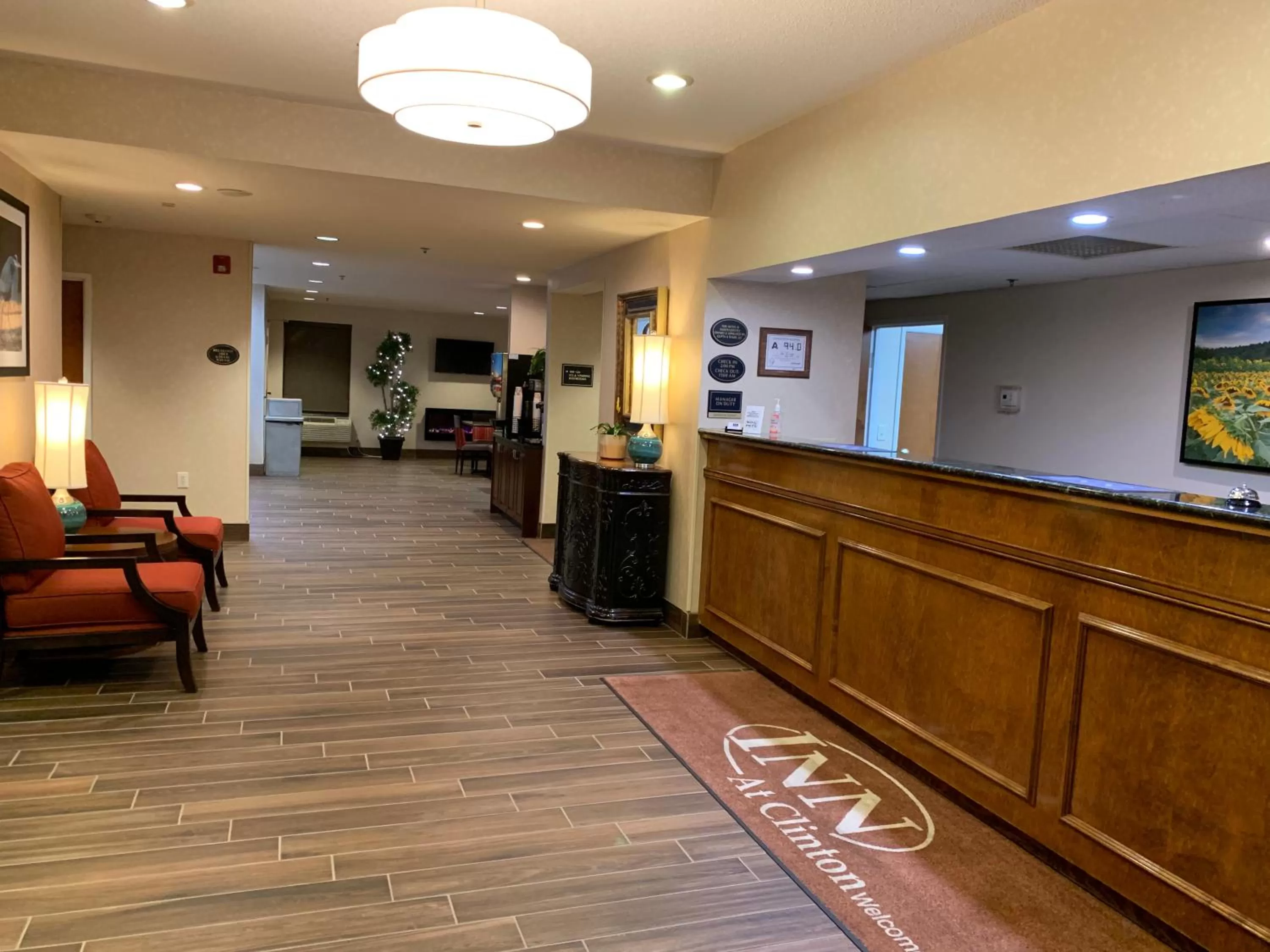 Lobby or reception in Inn at Clinton