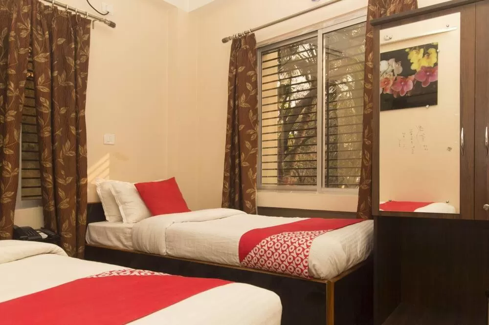 Bed in Skyline Lodge