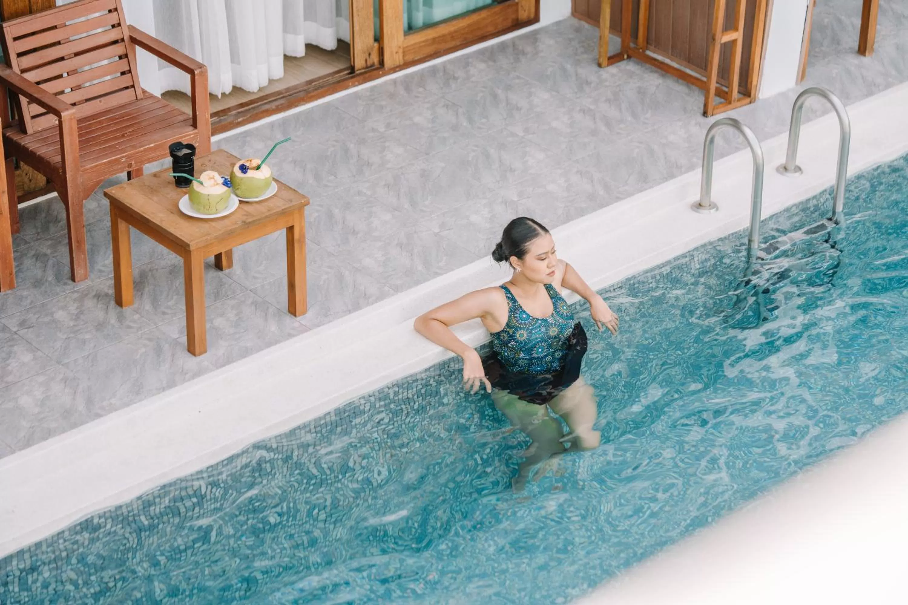 Swimming pool in Janpa Resort