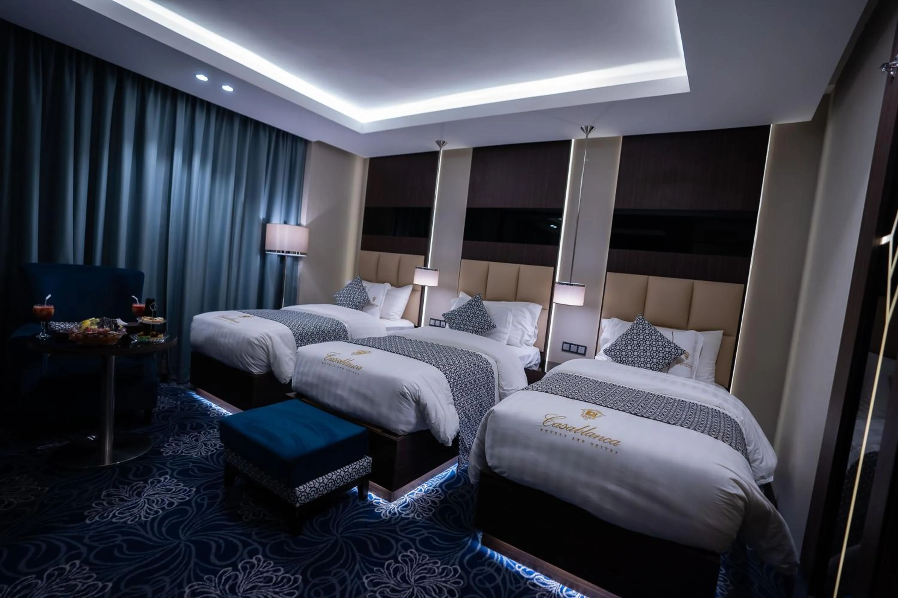 Bed in Casablanca Hotel Jeddah