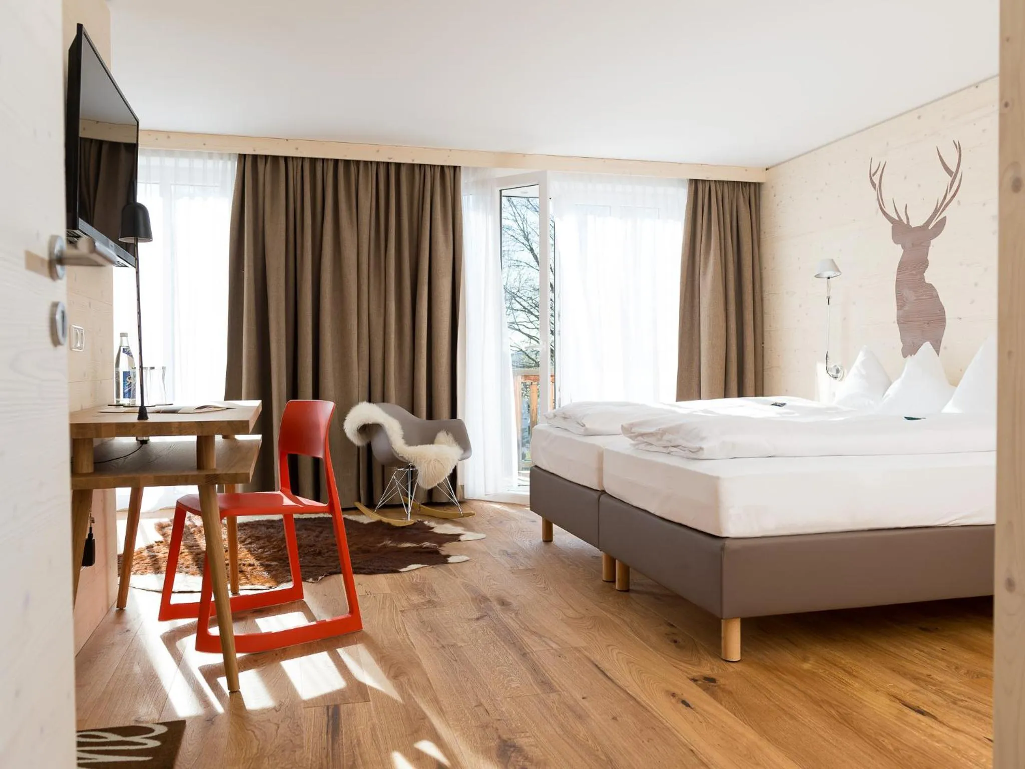 Photo of the whole room, Bed in Landhotel Postwirt