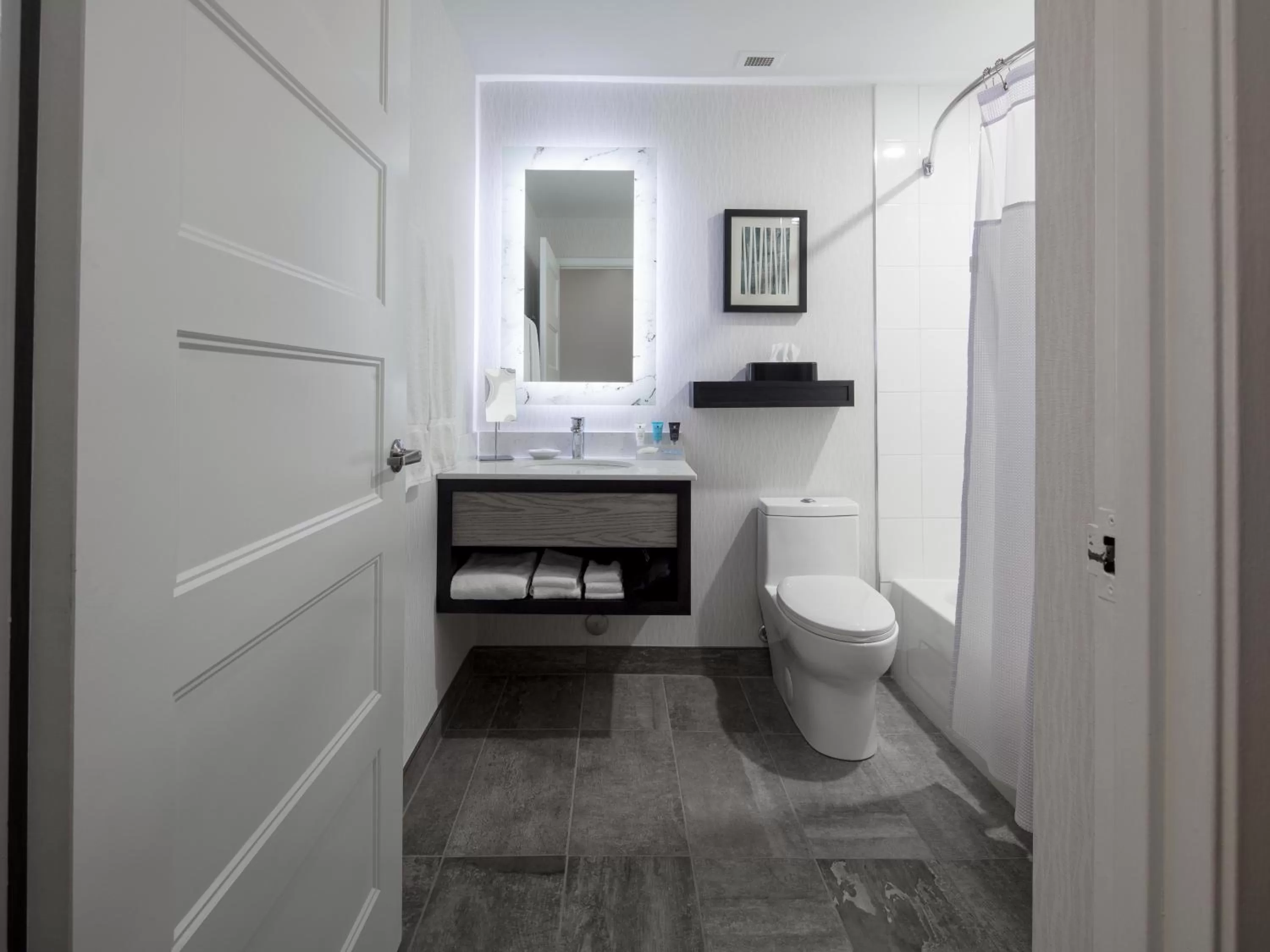 Toilet in Crowne Plaza Hotel Moncton Downtown by IHG