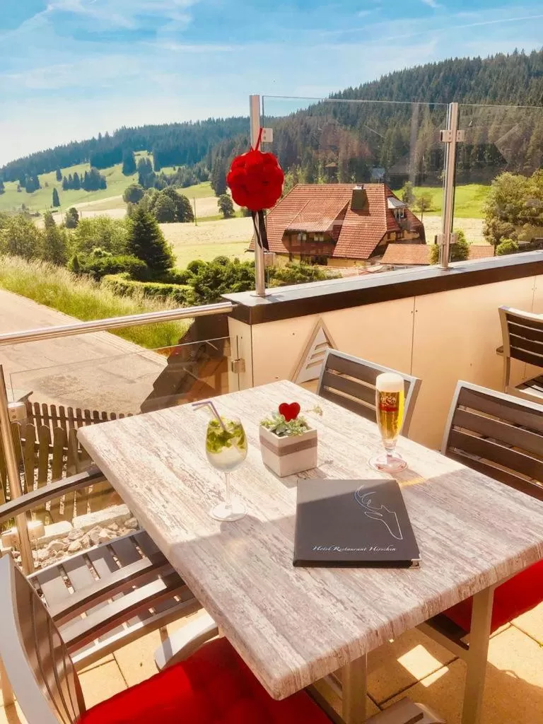Balcony/Terrace in Hotel Hirschen