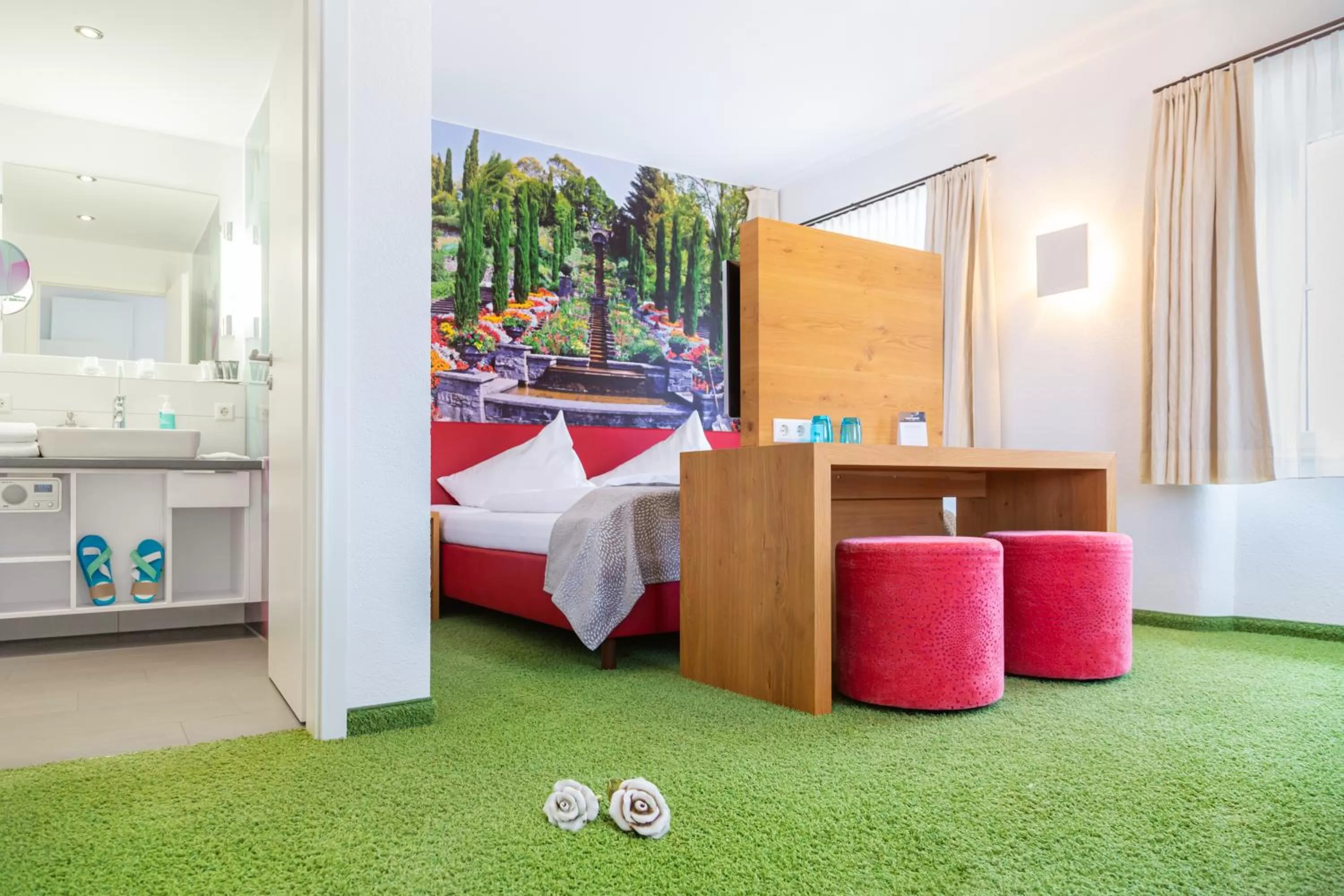 Staff, Bed in Hotel Alte Schule