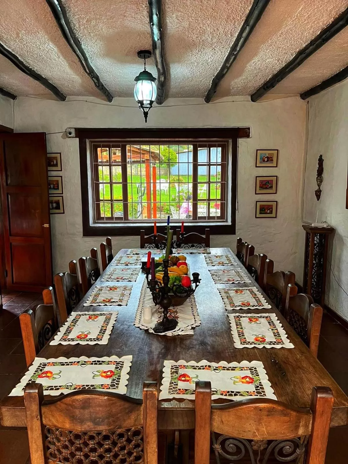 Dining area in Hotel Campestre Franchesca