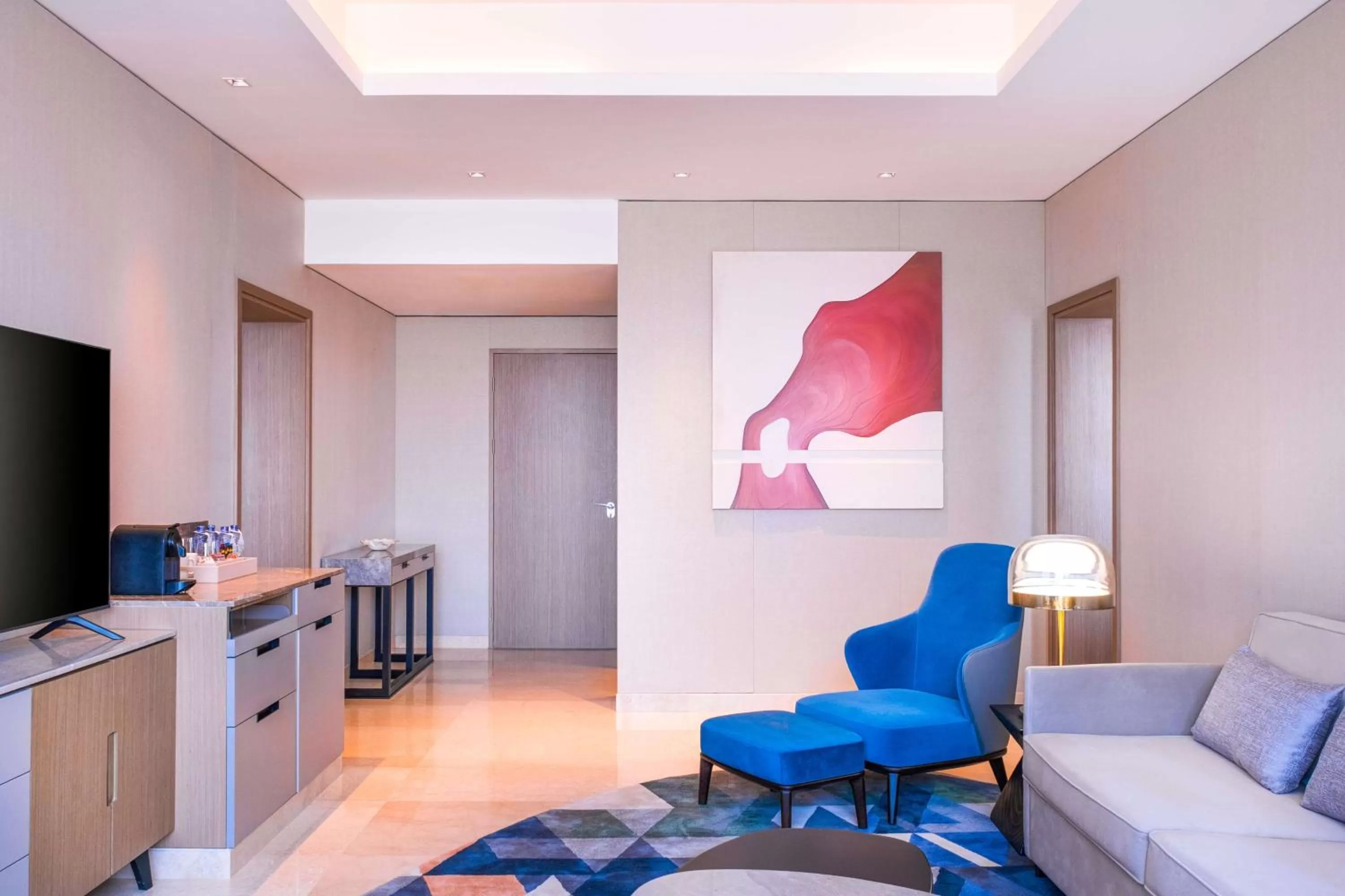 Living room in Hilton Kinshasa