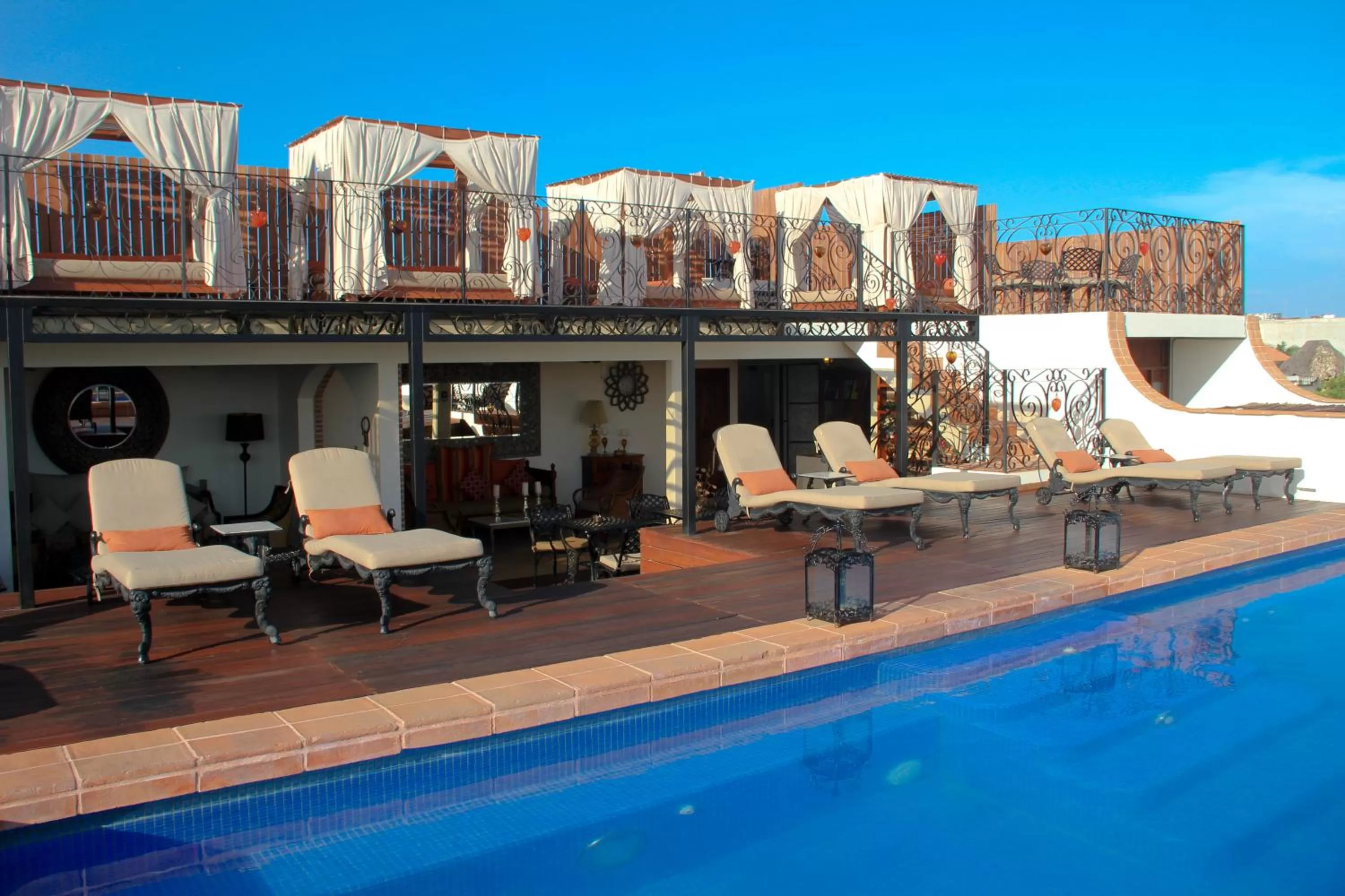 Swimming pool in La Pasion Colonial Hotel Boutique By Bunik