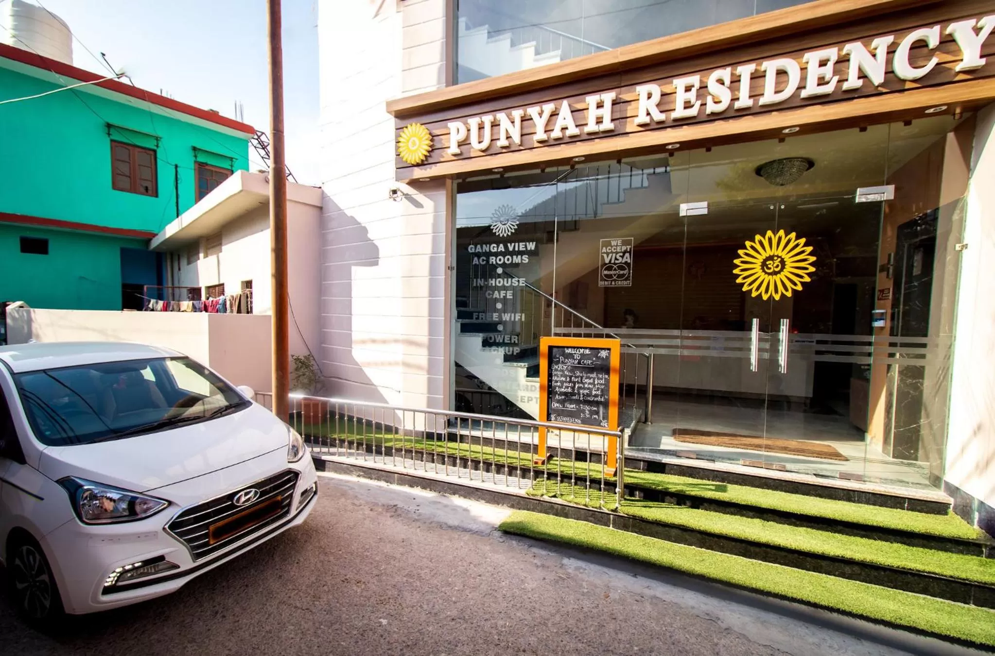 Facade/entrance in Punyah Residency Rishikesh