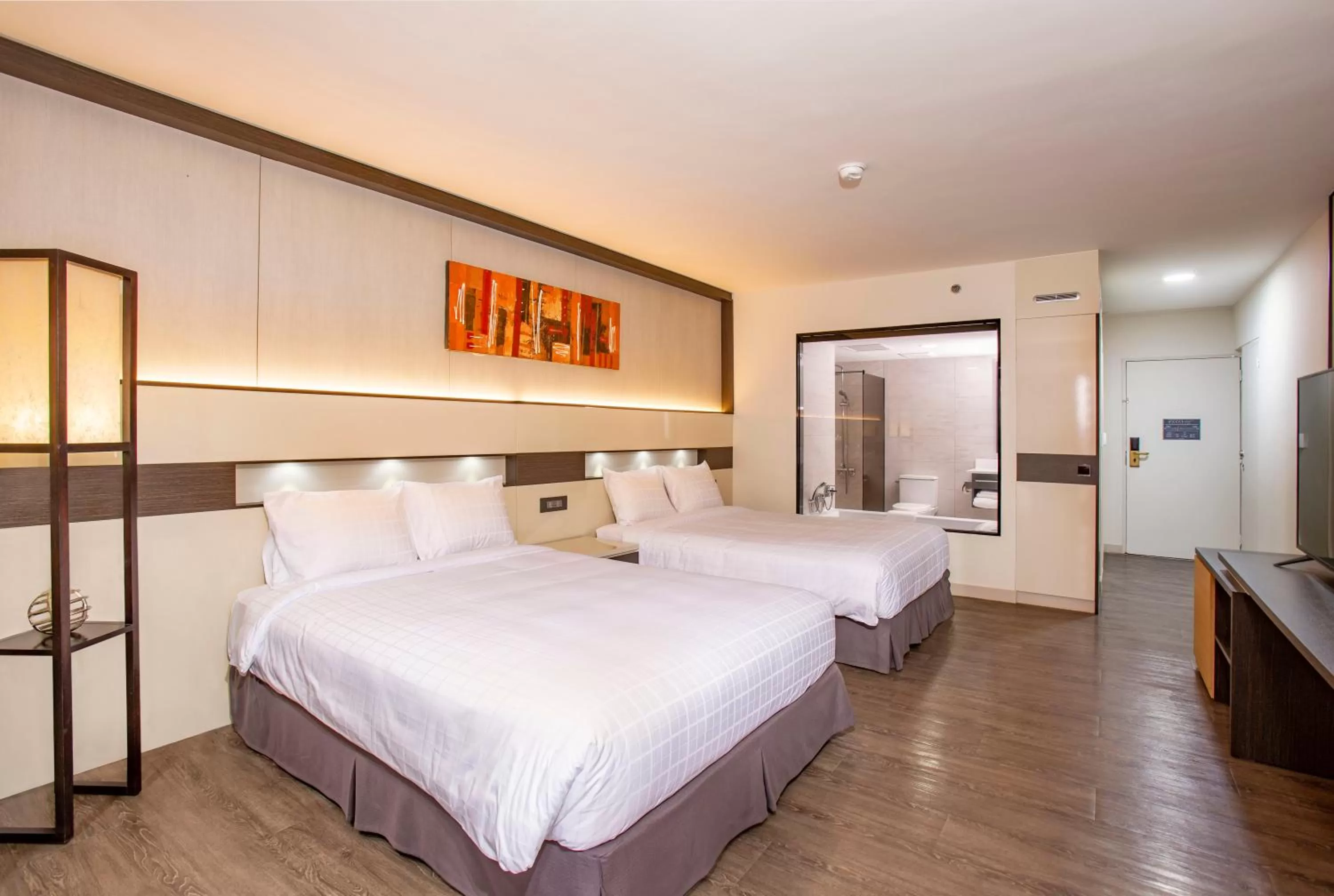 Bed in The Bayview Hotel Guam