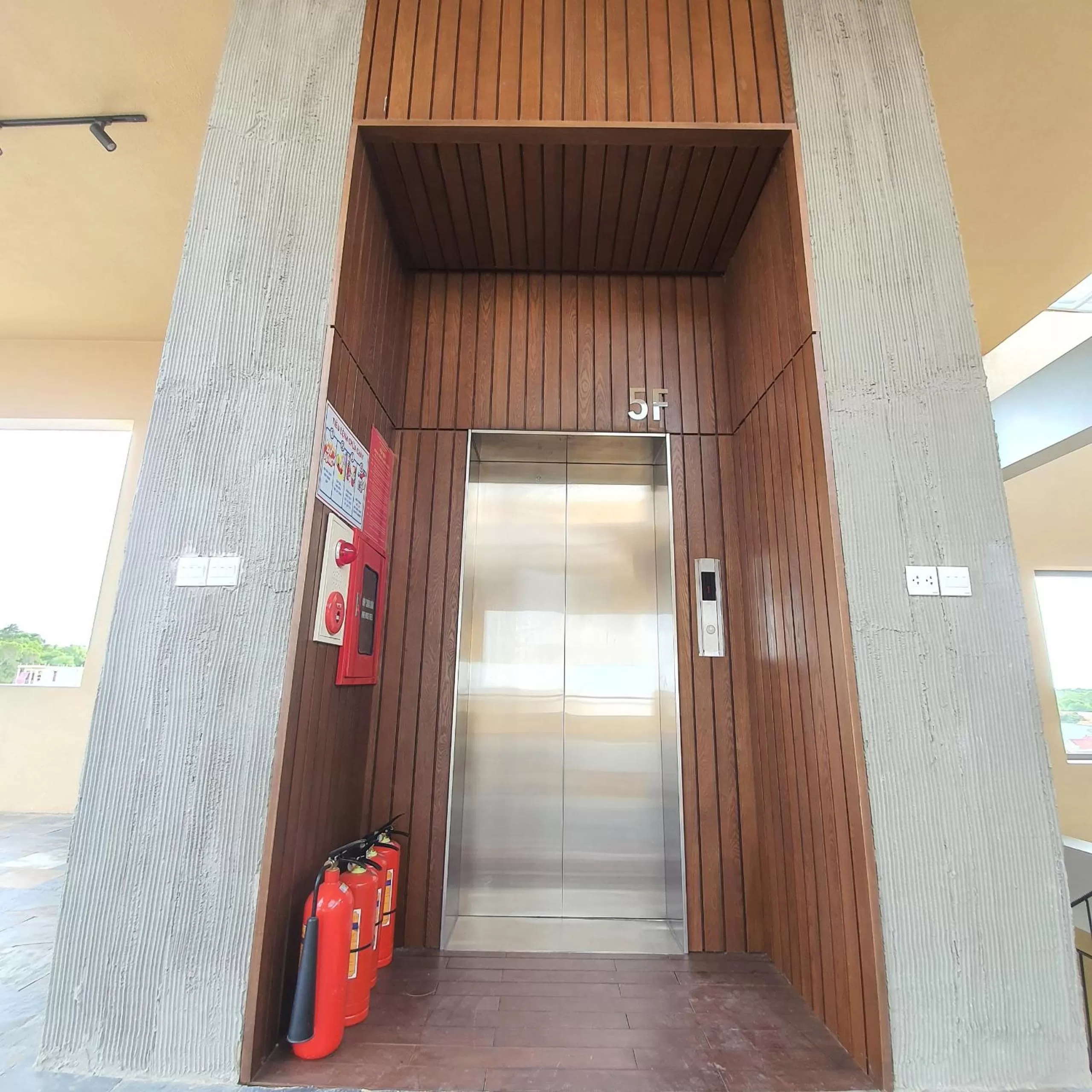 elevator in Cagina Boutique Hostel