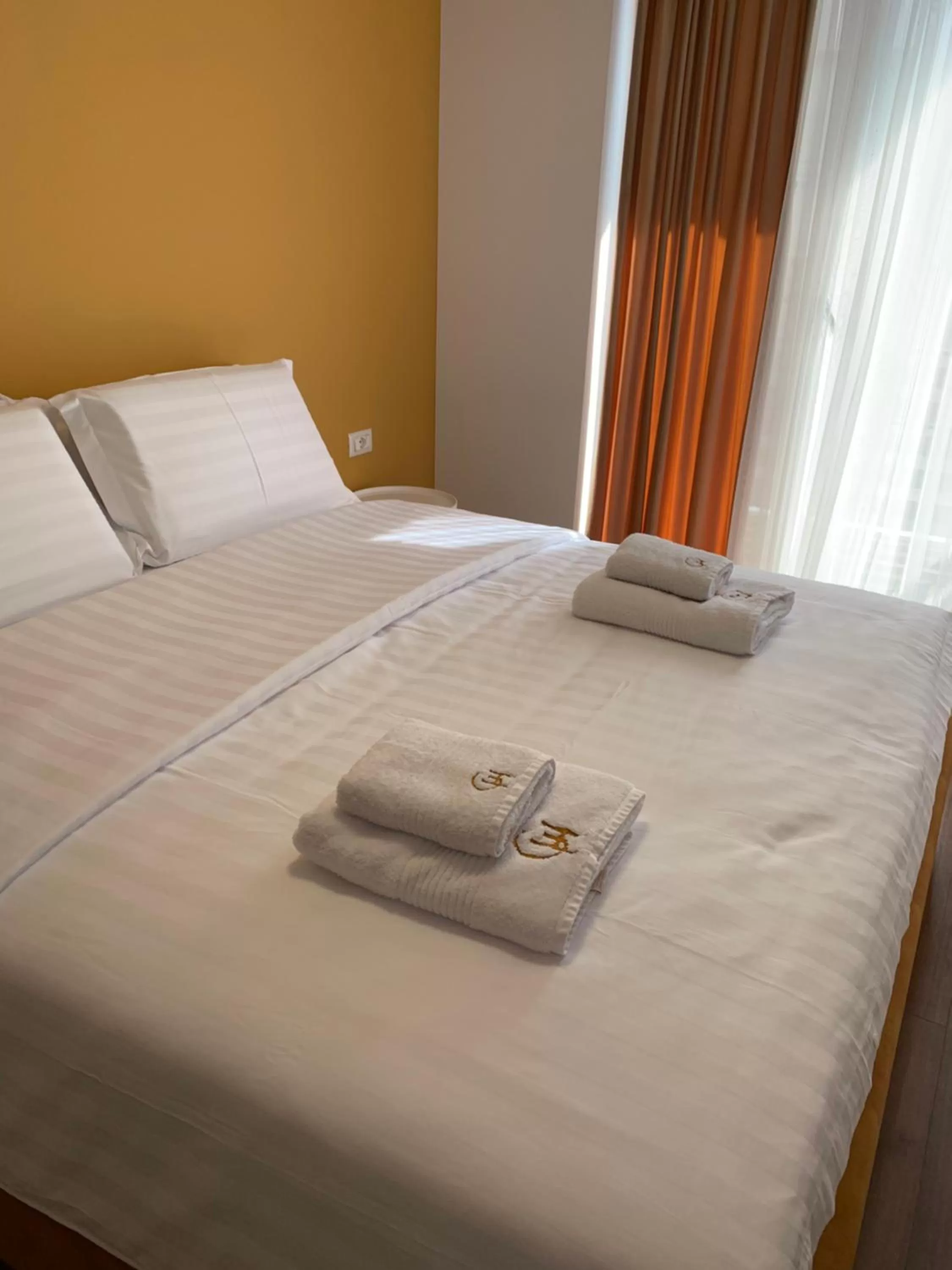Bed in Grand Hotel Pogradec