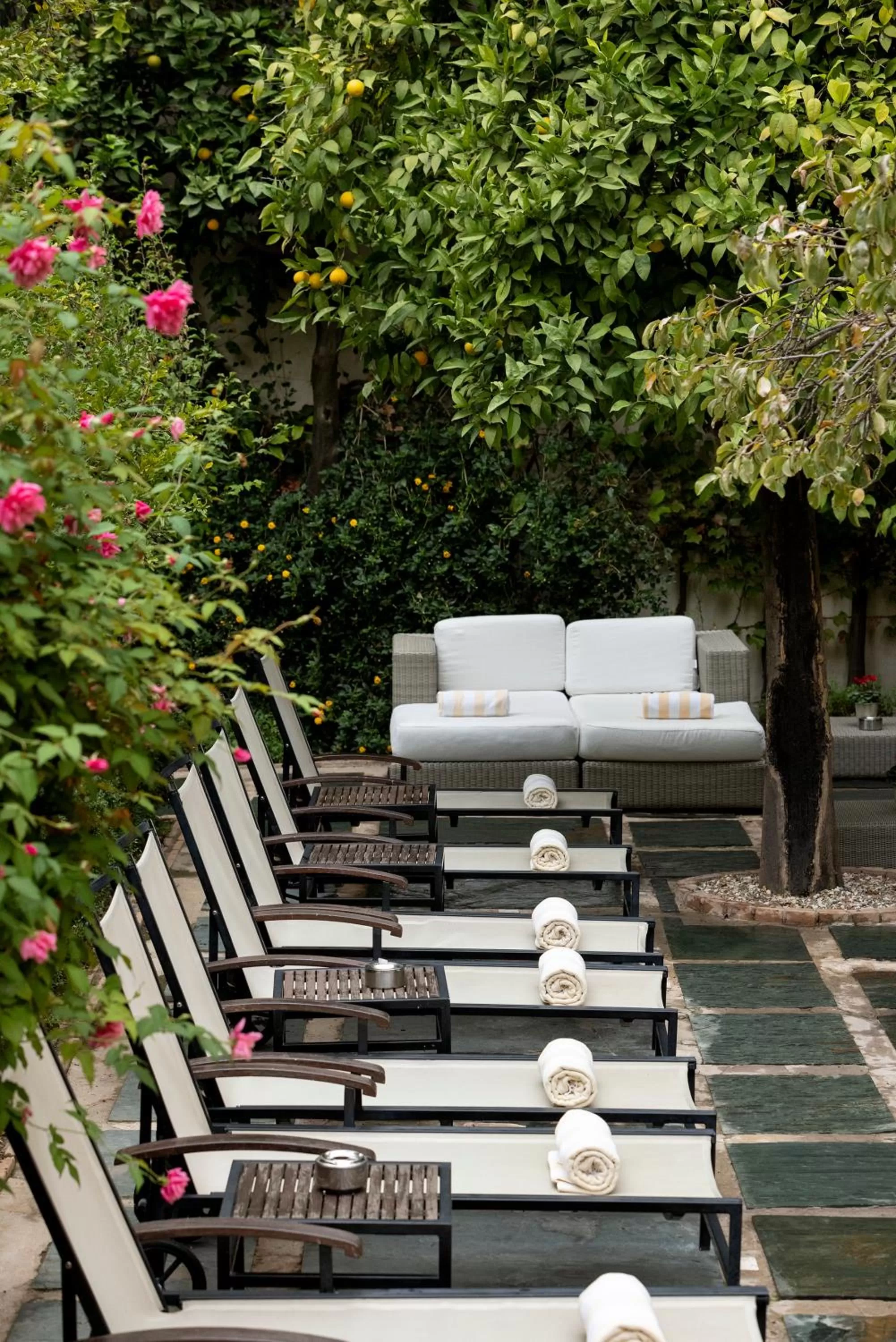 Solarium in Hospes Palacio del Bailio, a Member of Design Hotels