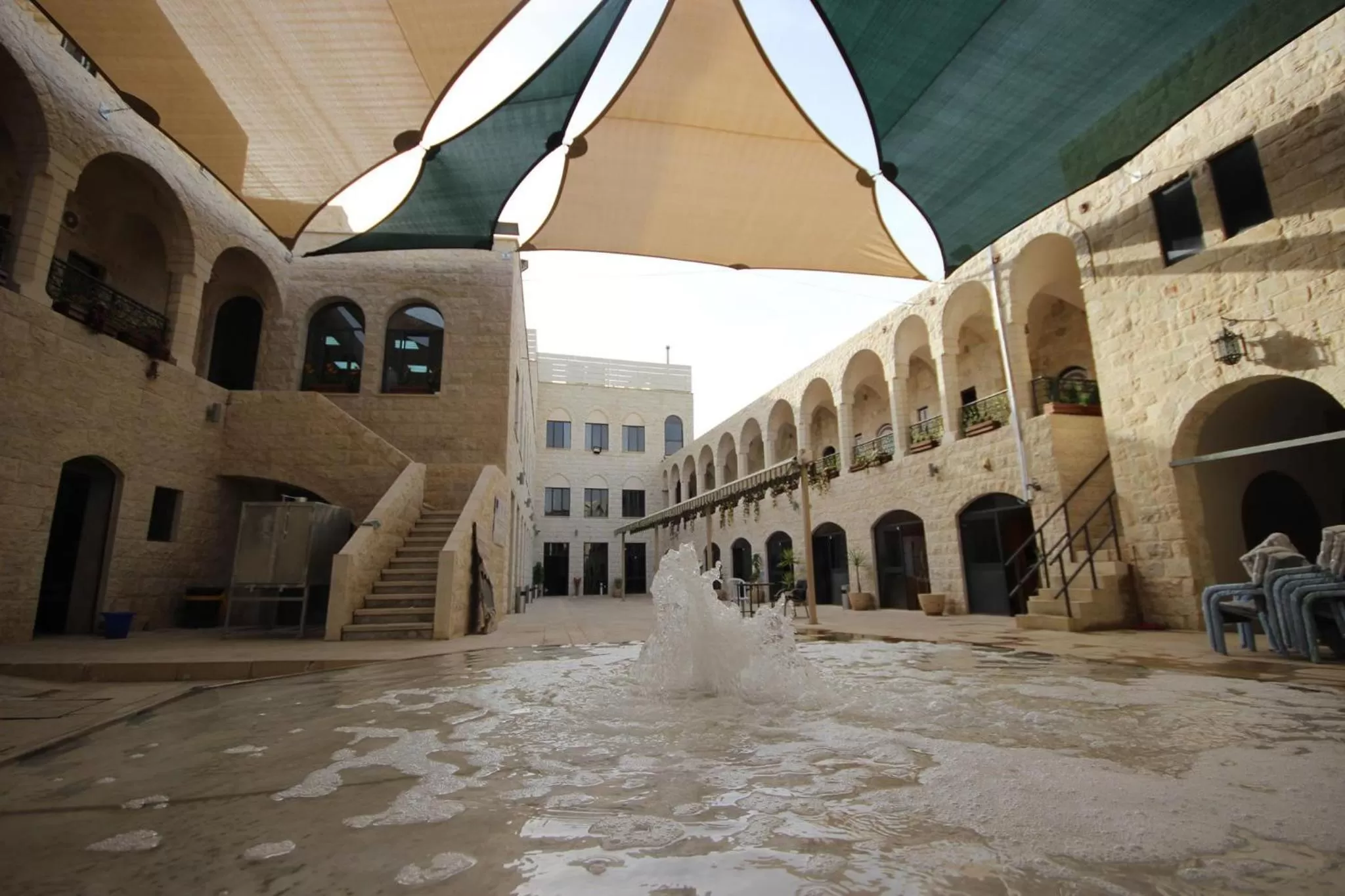 Patio, Property Building in Khan Alwakala Hotel