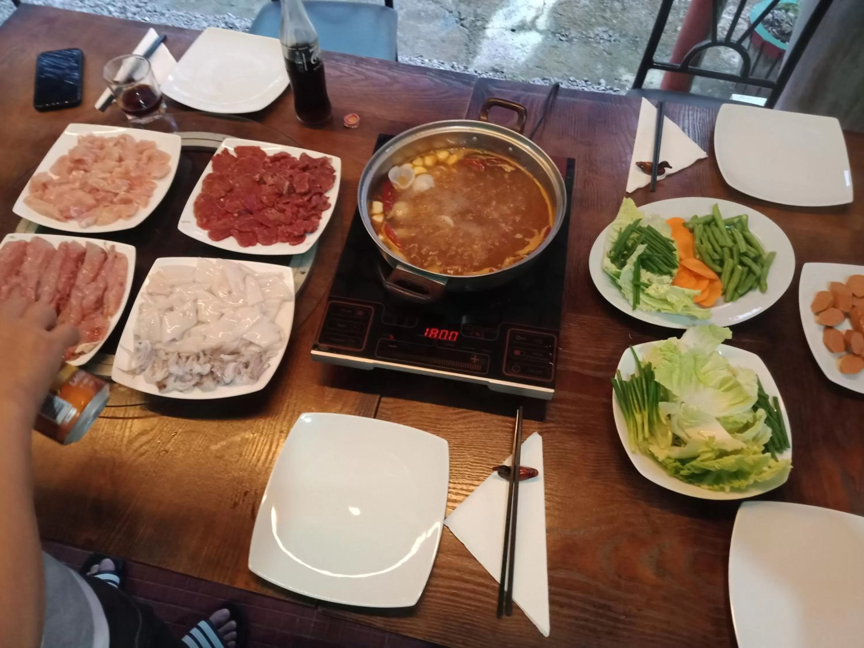 Food and drinks in Palms Villa