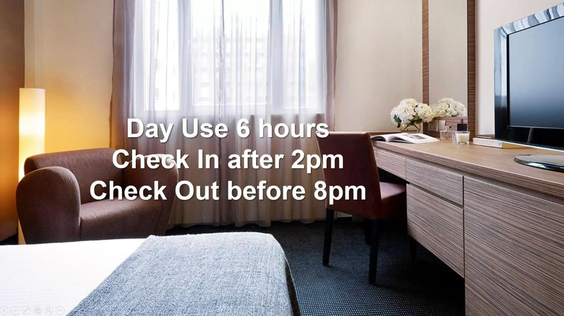 Bedroom in Strand Hotel