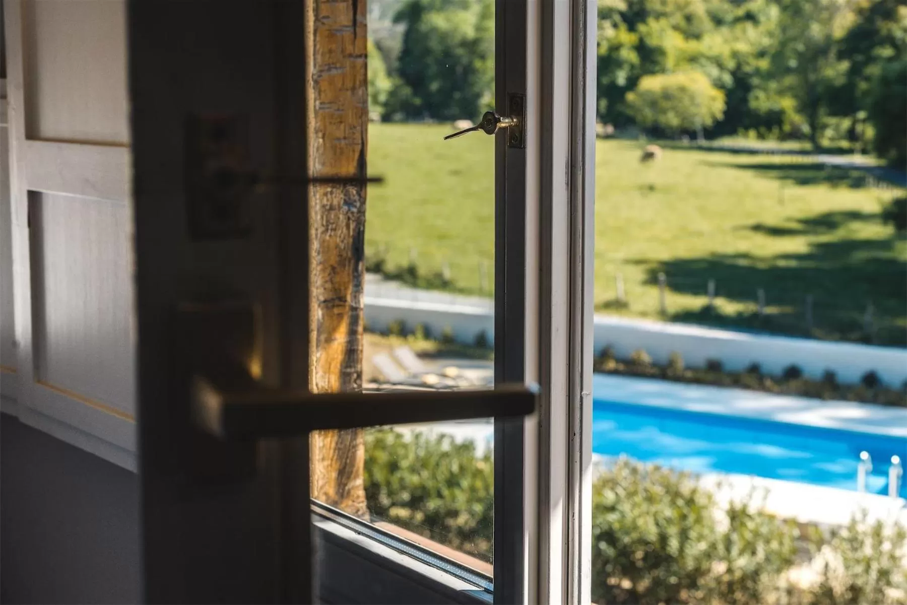 Garden view in Hotel Zubieta