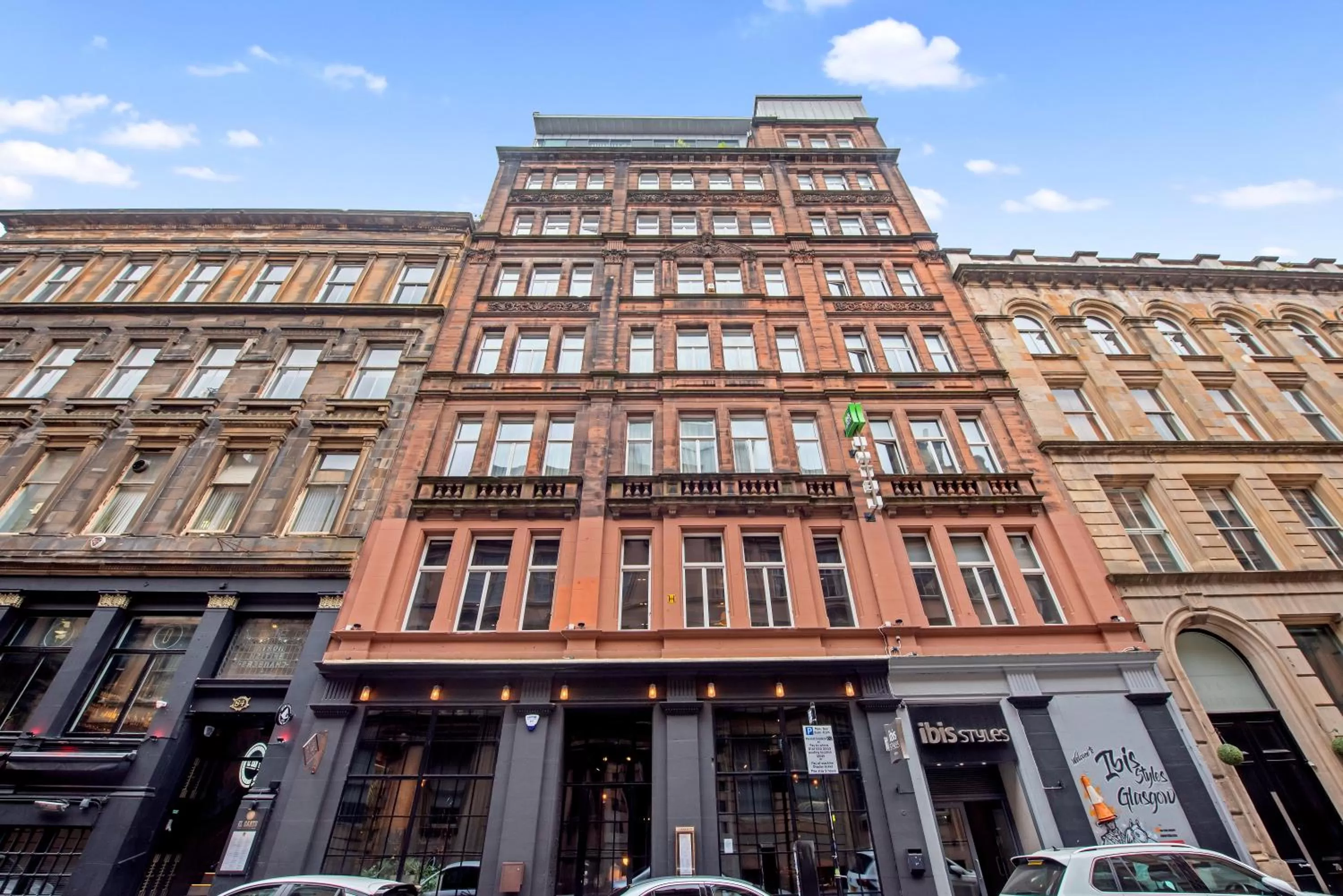 Property building in ibis Styles Glasgow Centre George Square