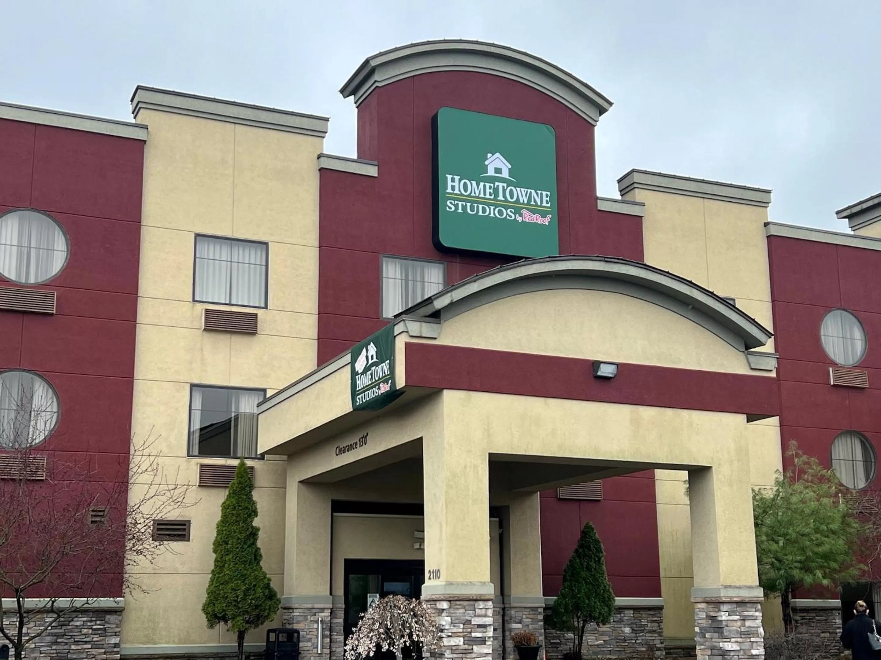 Property building in HomeTowne Studios & Suites by Red Roof Washington