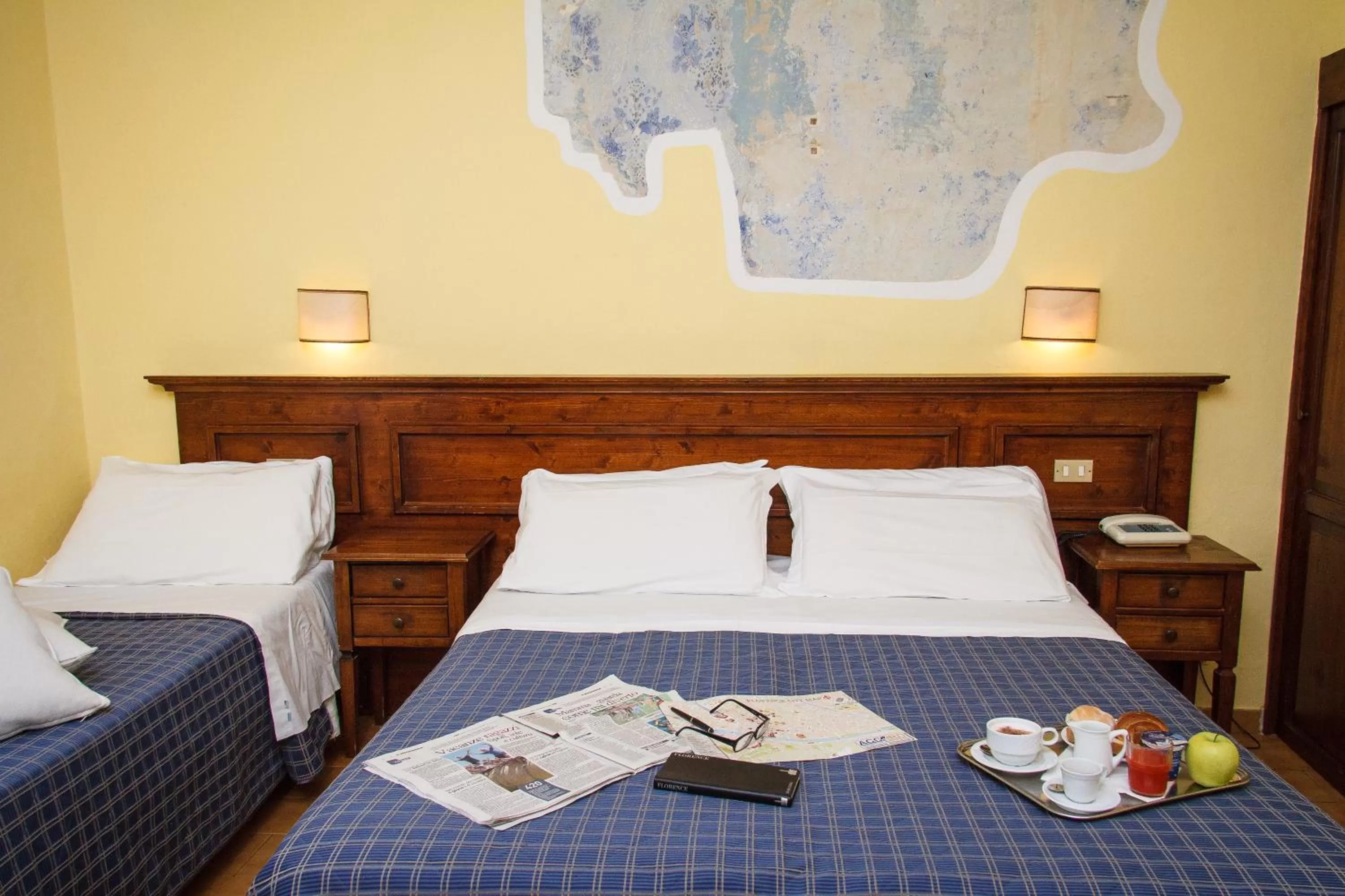 Bedroom, Bed in Hotel Nizza