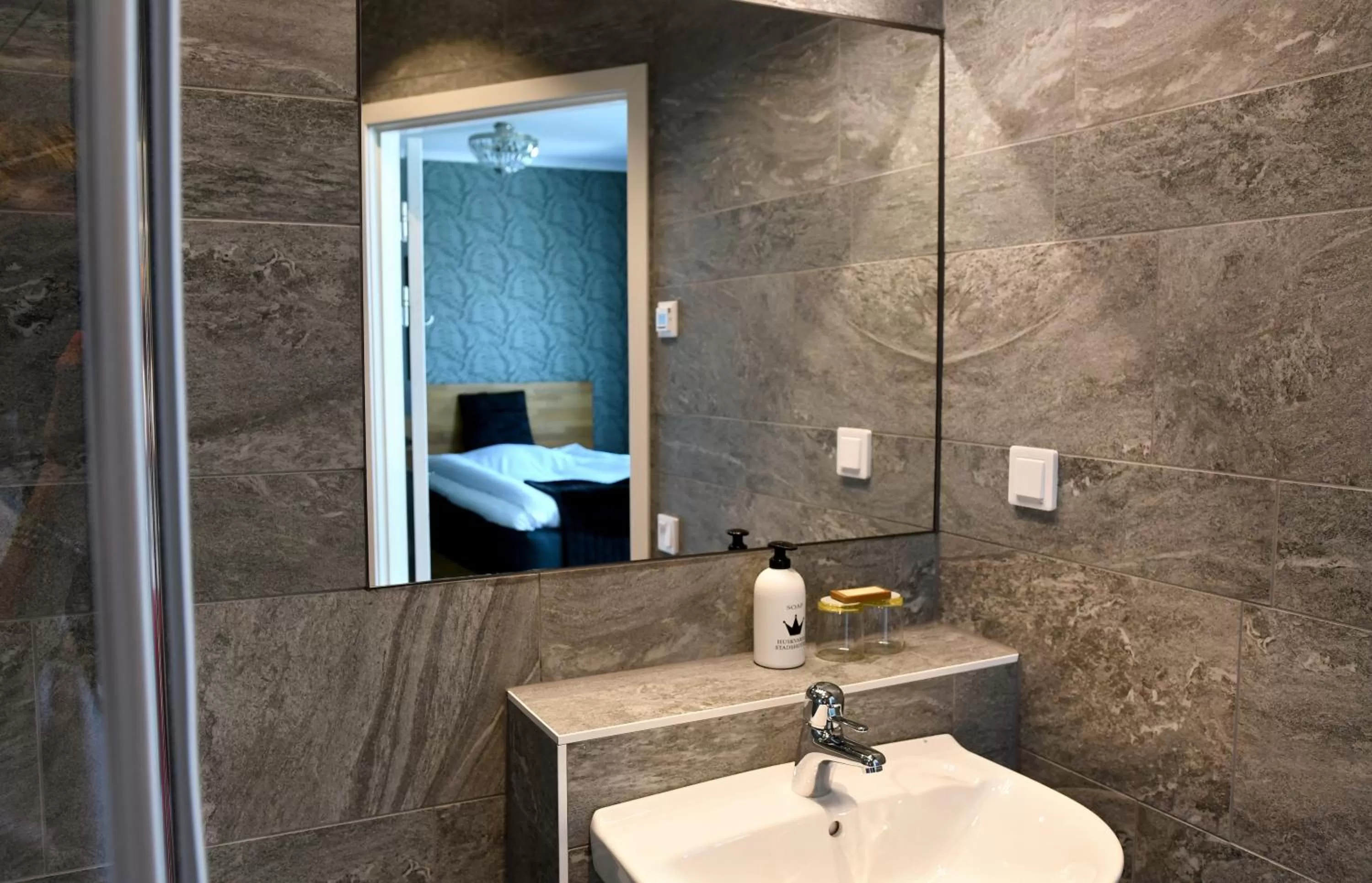 Bathroom in Huskvarna Stadshotell