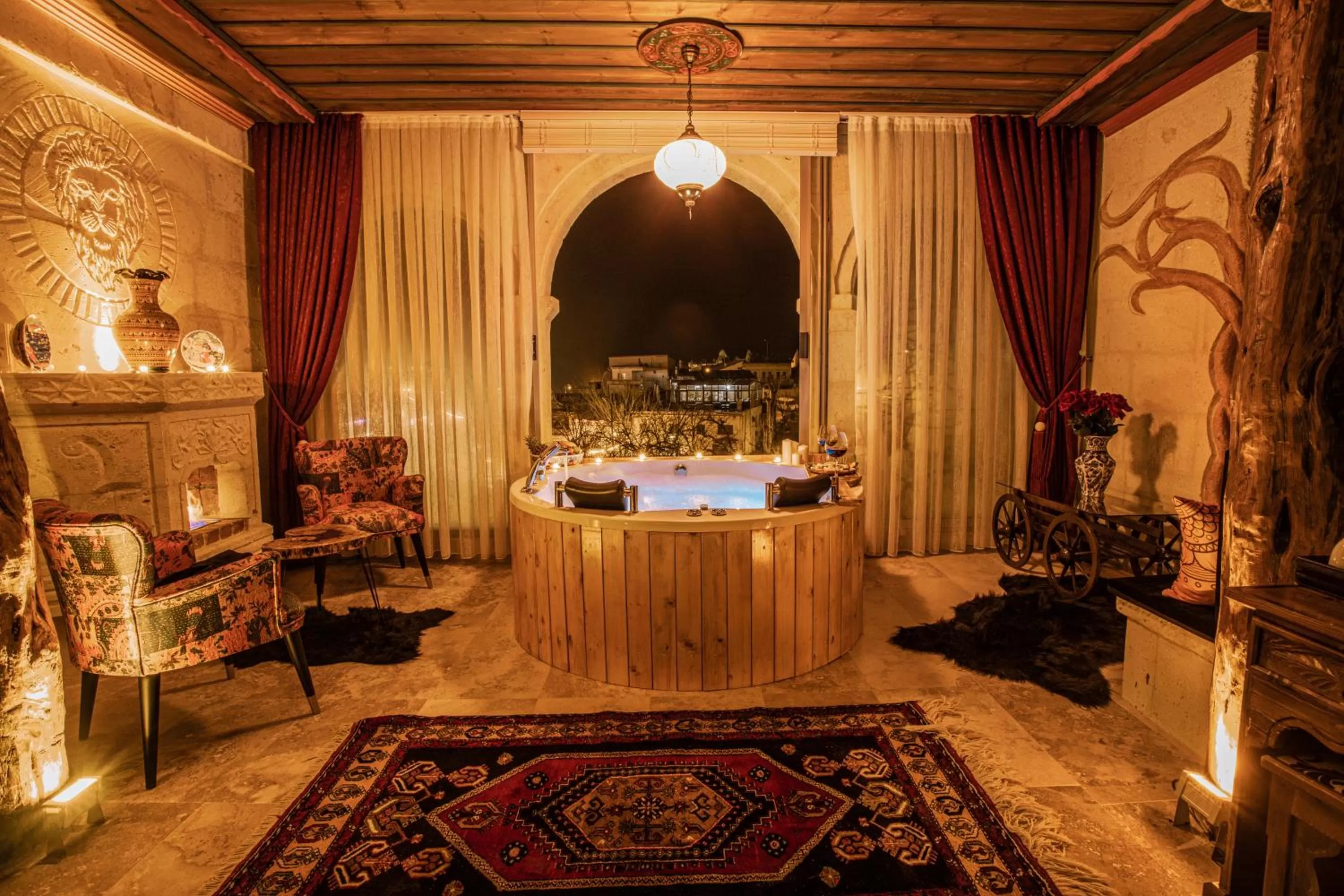 Seating area in Historical Goreme House