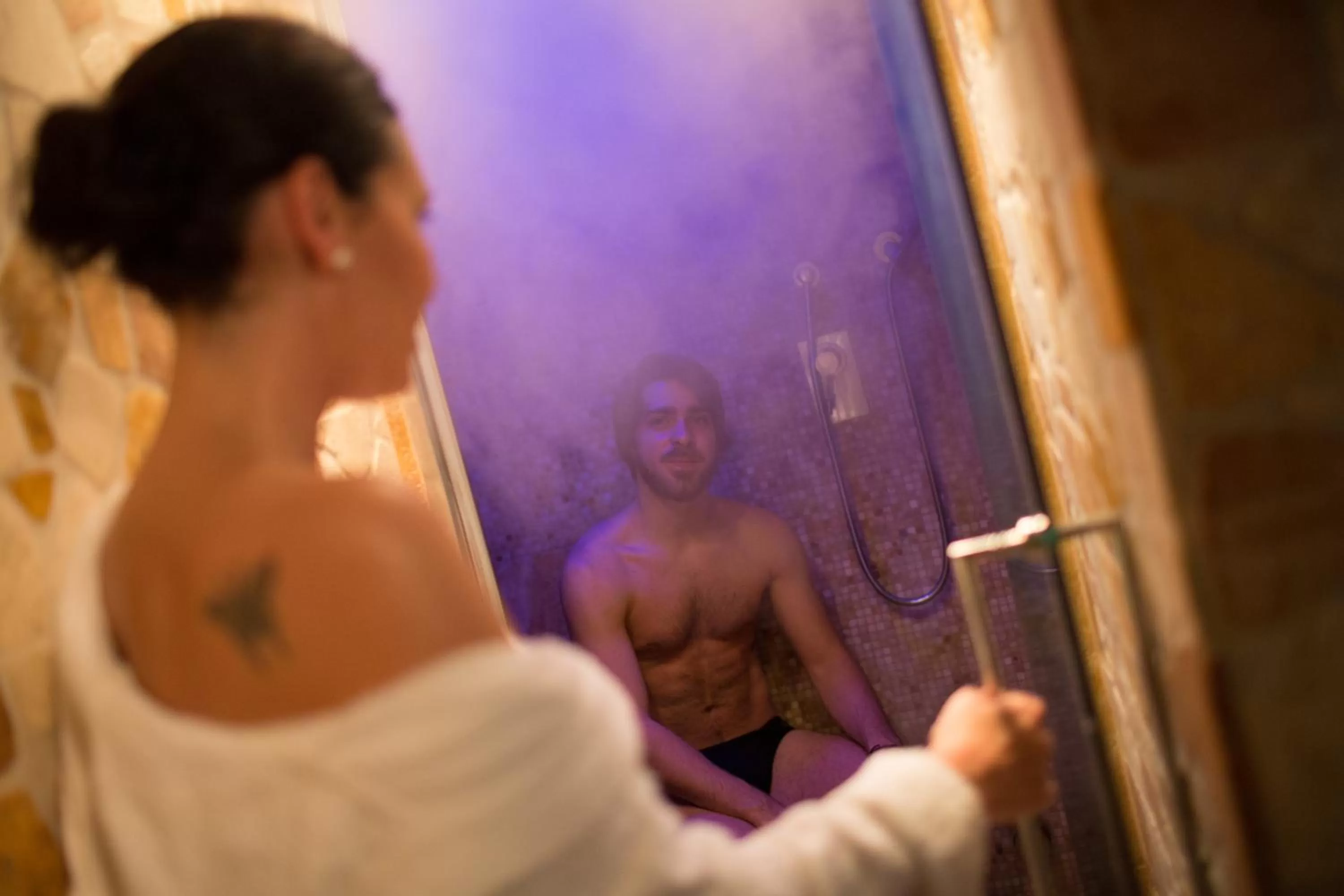Steam room in PALAZZO DEL CAPITANO Wellness & Relais - Luxury Borgo Capitano Collection