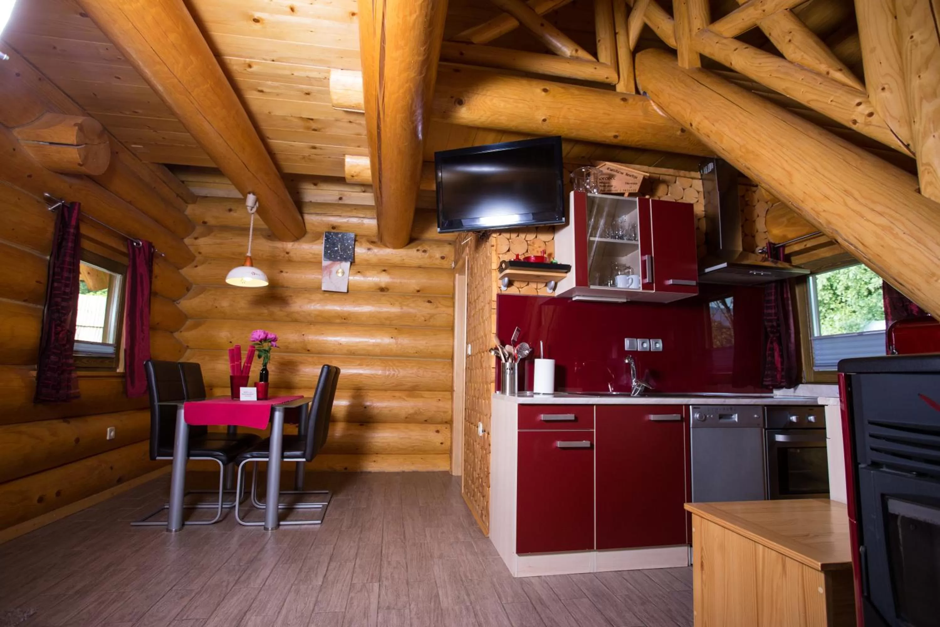 Kitchen or kitchenette in Korošec Apartments and Wellness Centre