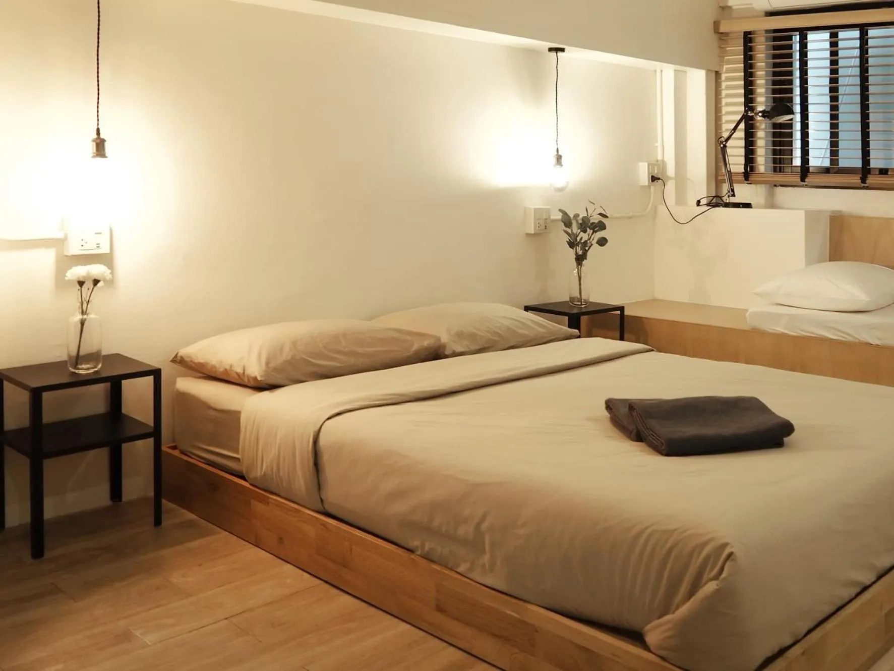 Bed in Monomer Hostel Bangkok