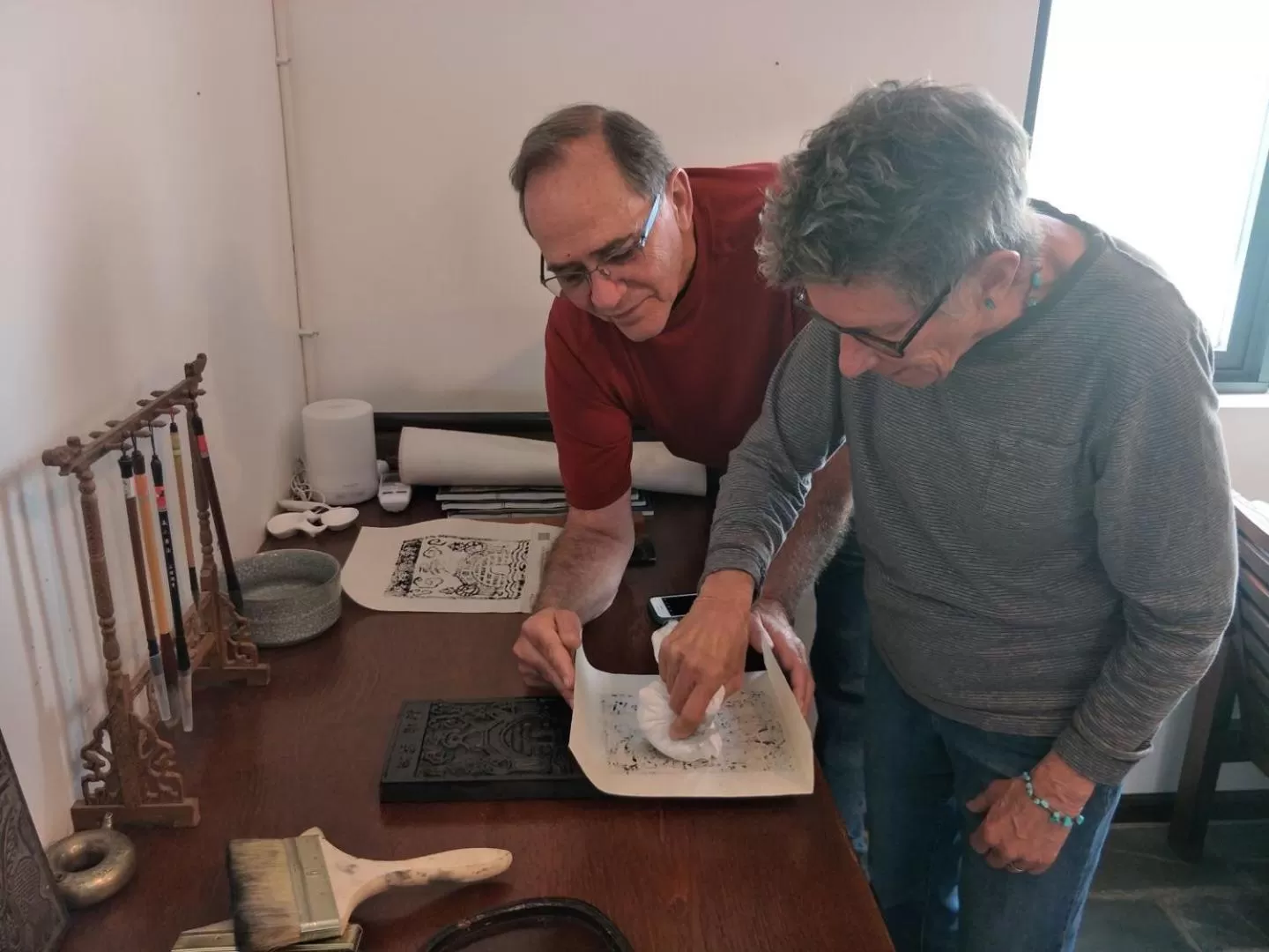 Library in Dali Yanyuan Mountain Retreat