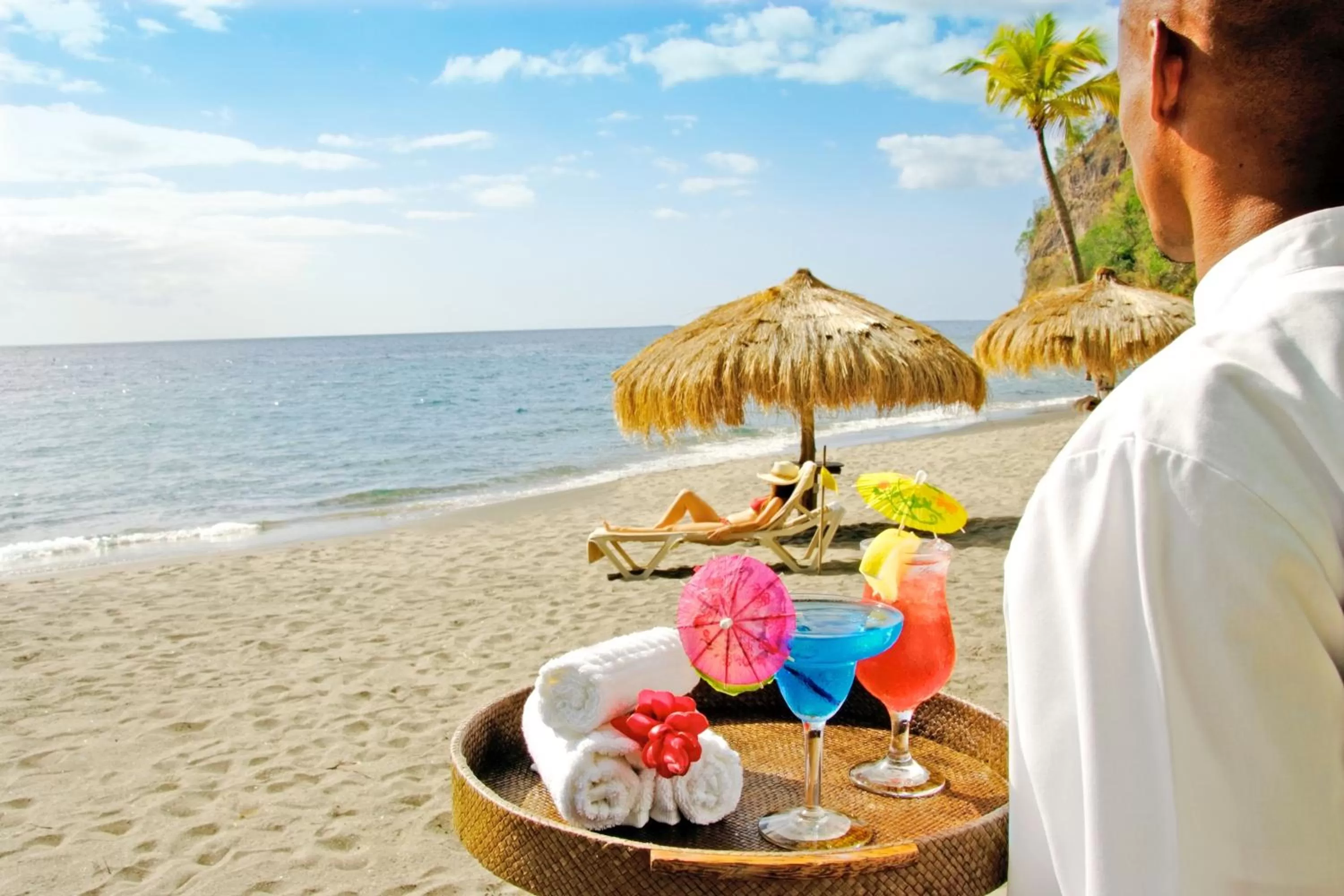 Beach in Anse Chastanet Resort