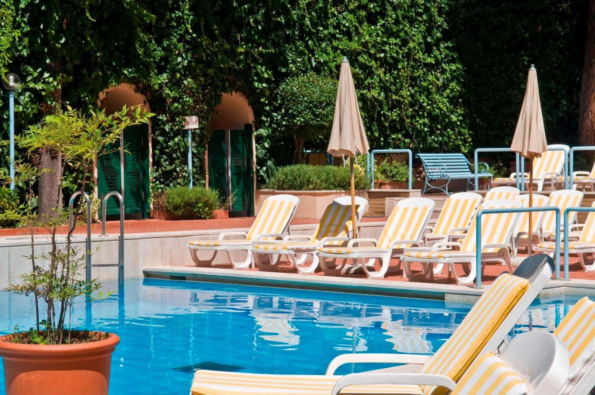 Swimming pool in Aldrovandi Residence City Suites